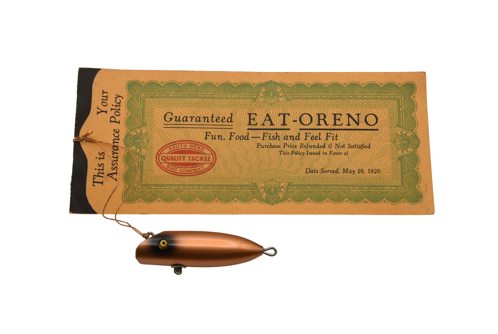 South Bend Eat-Oreno & 1926 Invitation (1 of 3)