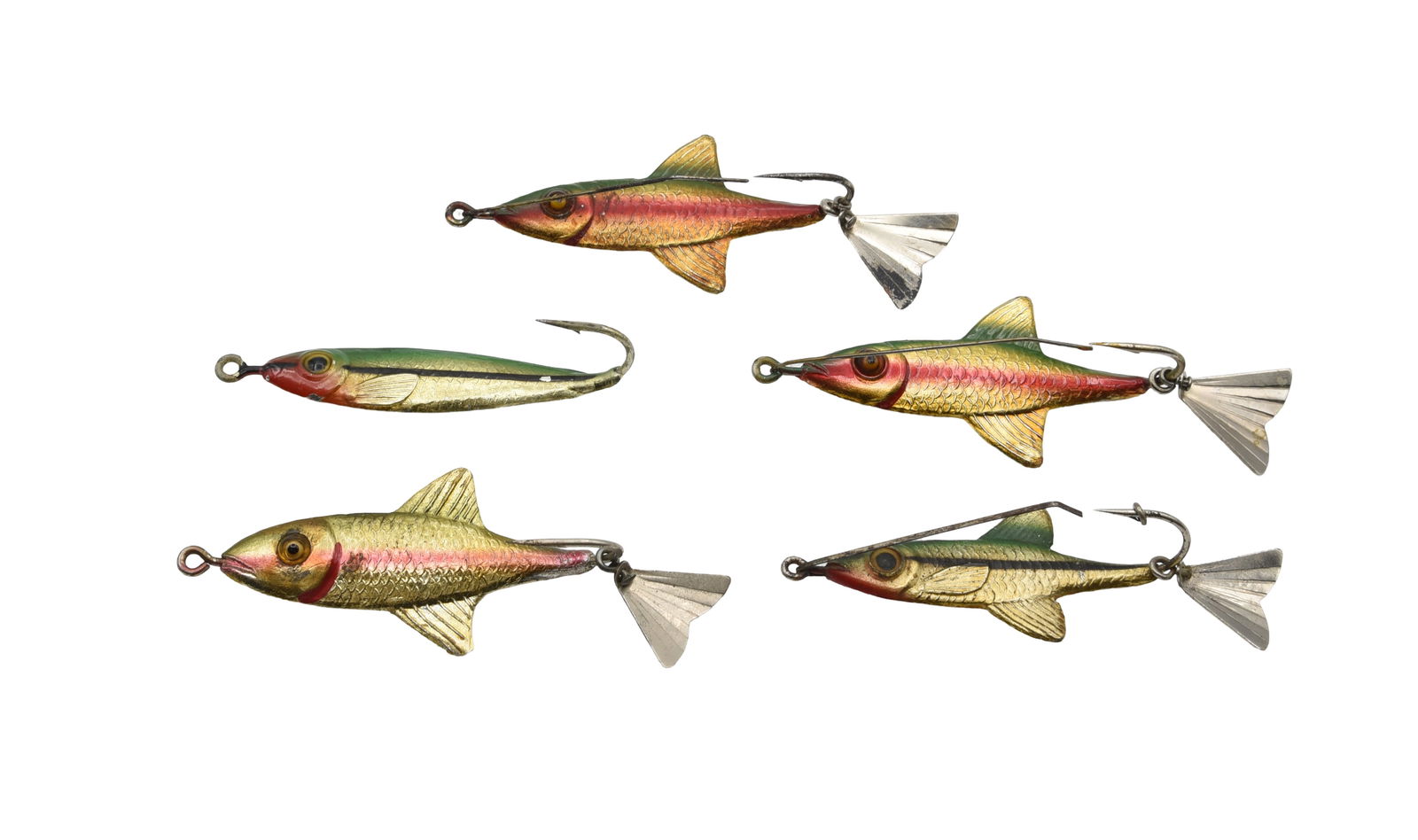 5 Arbogast Tin Liz Minnows (1 of 2)