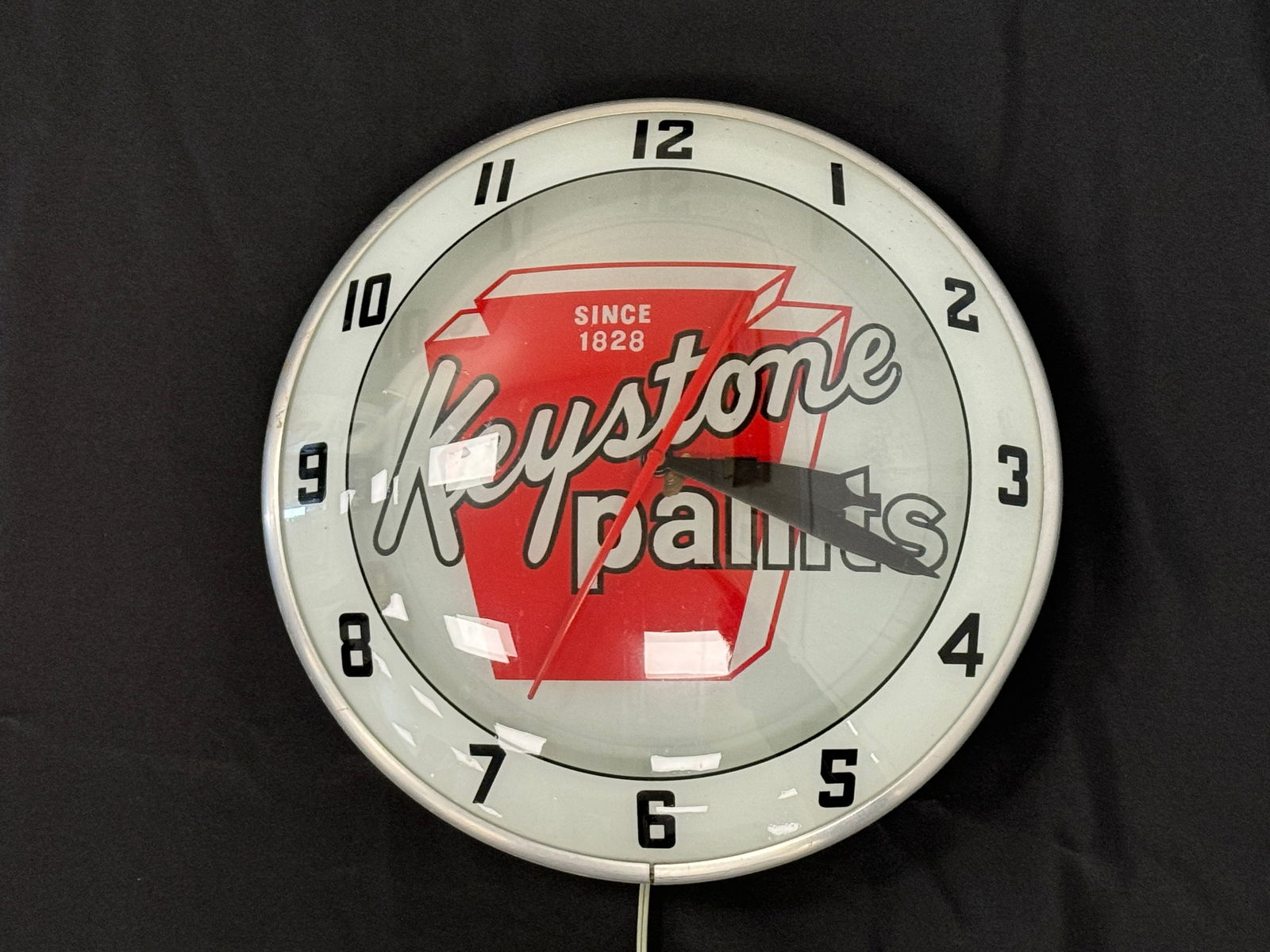 Keystone Paints "Double Bubble" Advertising Clock (1 of 7)
