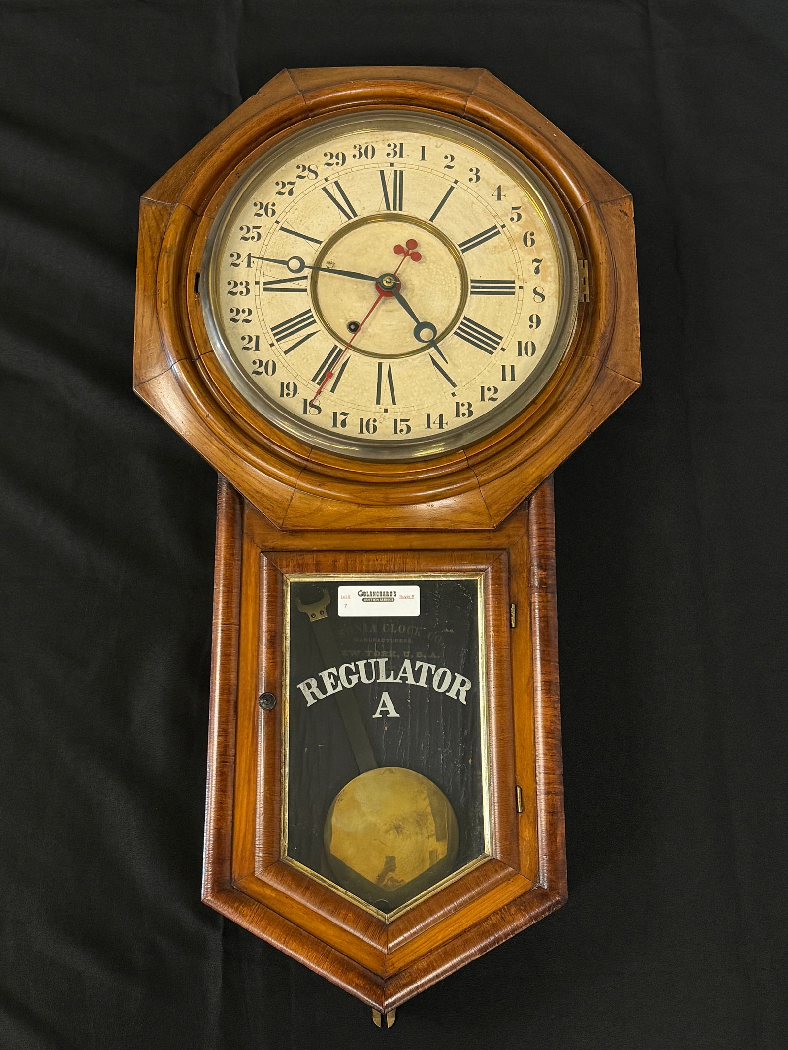 Ansonia Regulator A Calendar Clock (1 of 4)