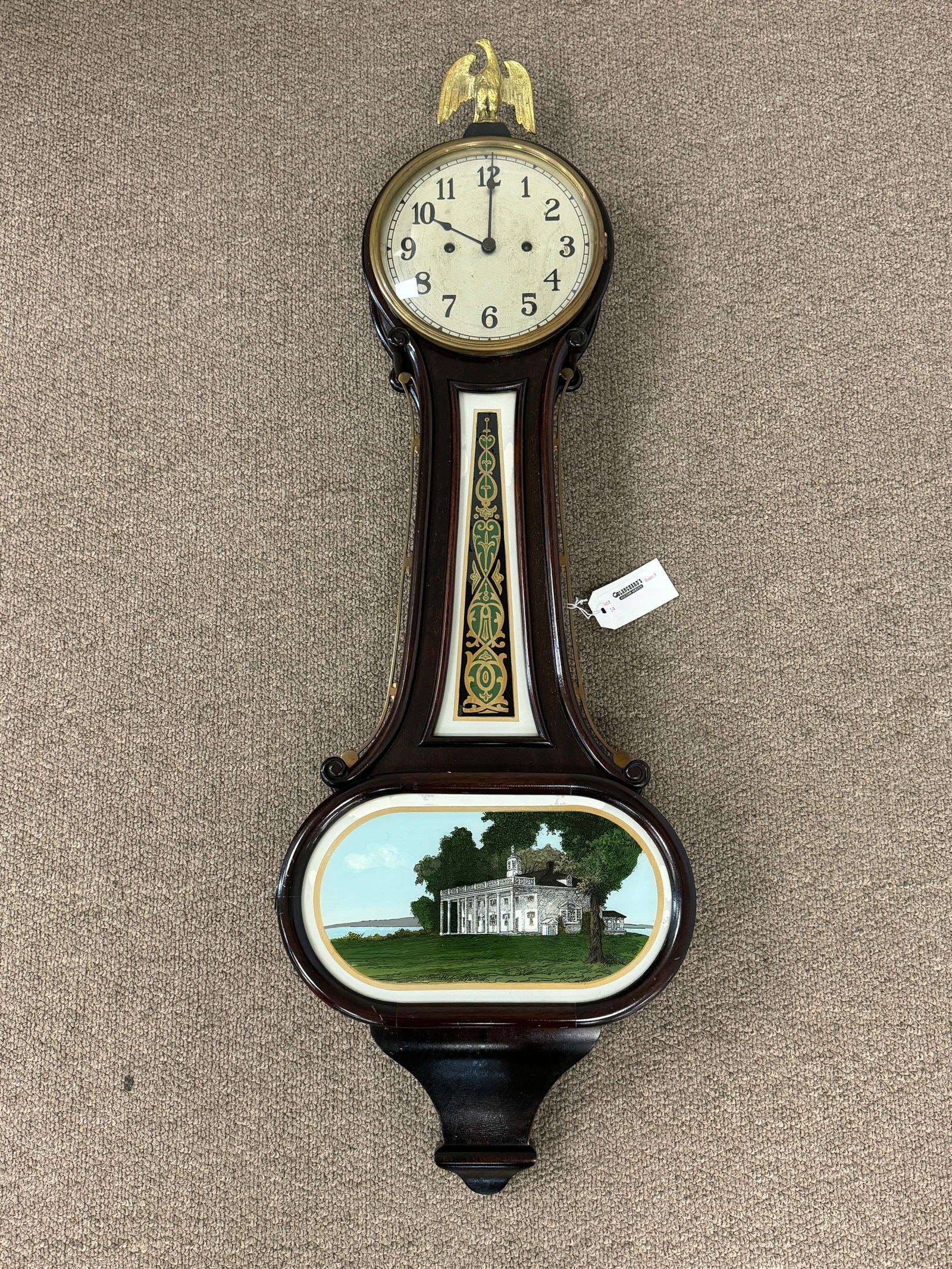 New Haven Clock Co. Banjo Clock (1 of 4)