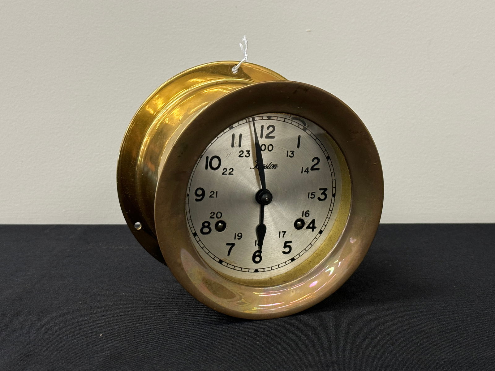 Chelsea Ship's Bell Brass Clock (1 of 2)
