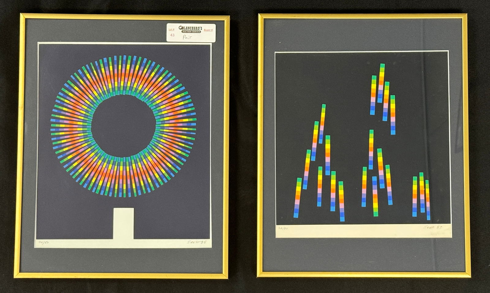 PATRICK SCOTT (Irish 1921-2014) 2 Screenprints Limited editions (1 of 6)