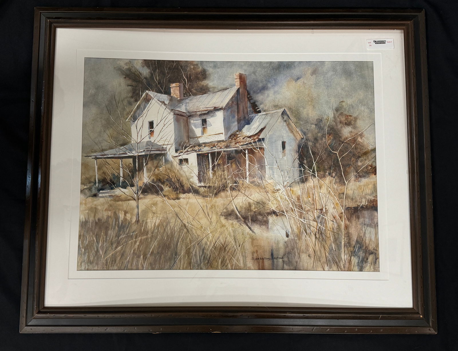 Joyce Williams "Autumn Storm" Watercolor (1 of 3)