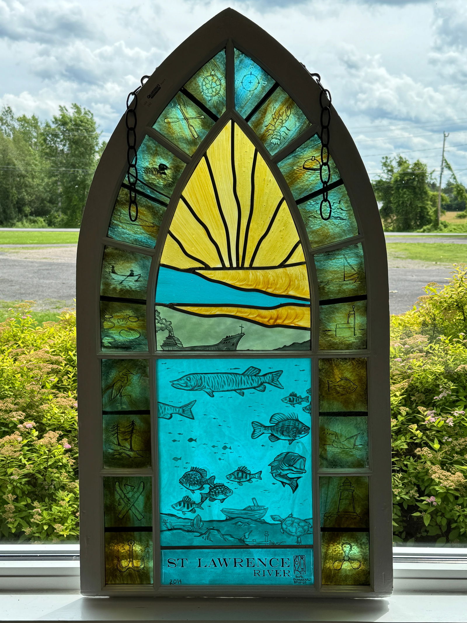 Scott Ouderkirk Studios Stained Glass Window (1 of 5)
