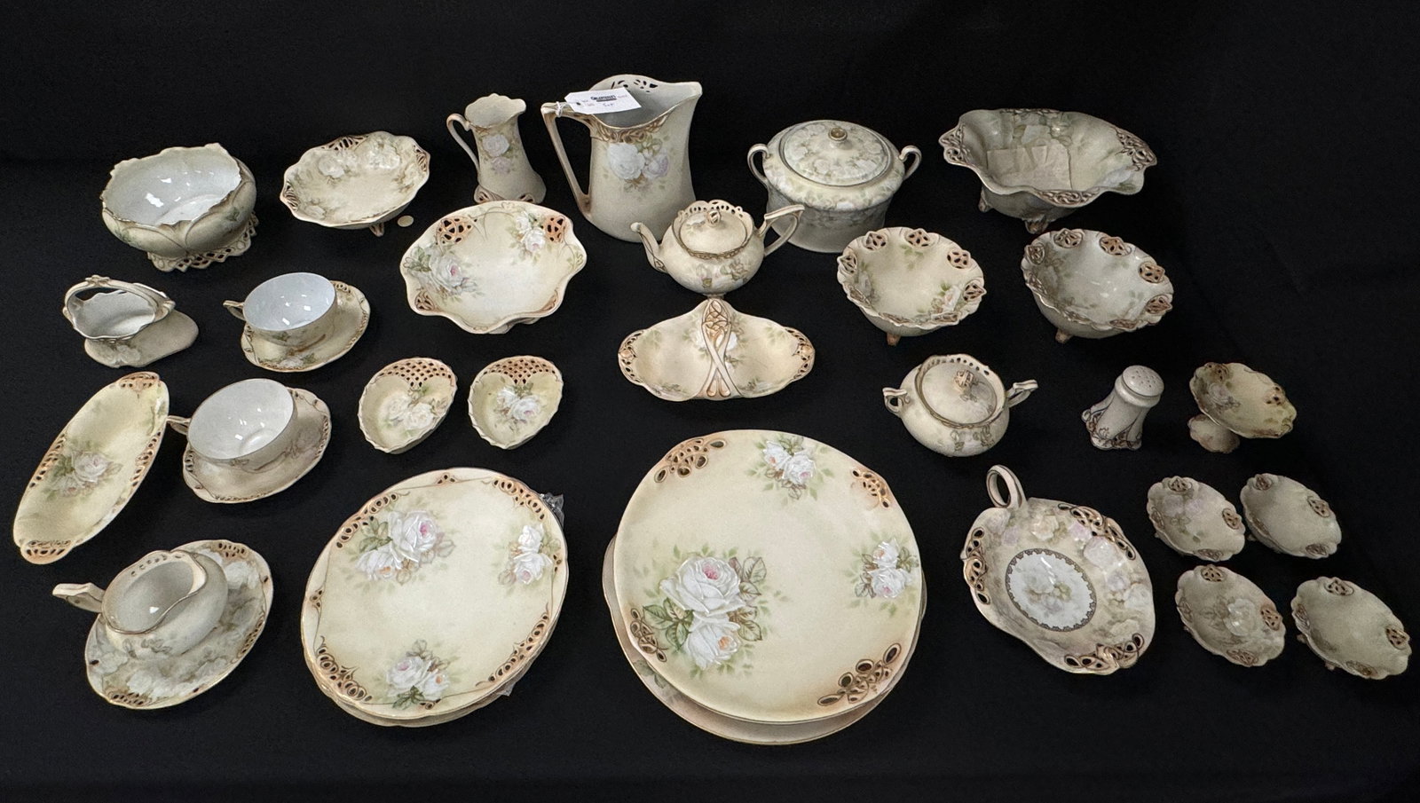 Royal Bayreuth Ivory - 35 Pieces: all pieces in good condition.