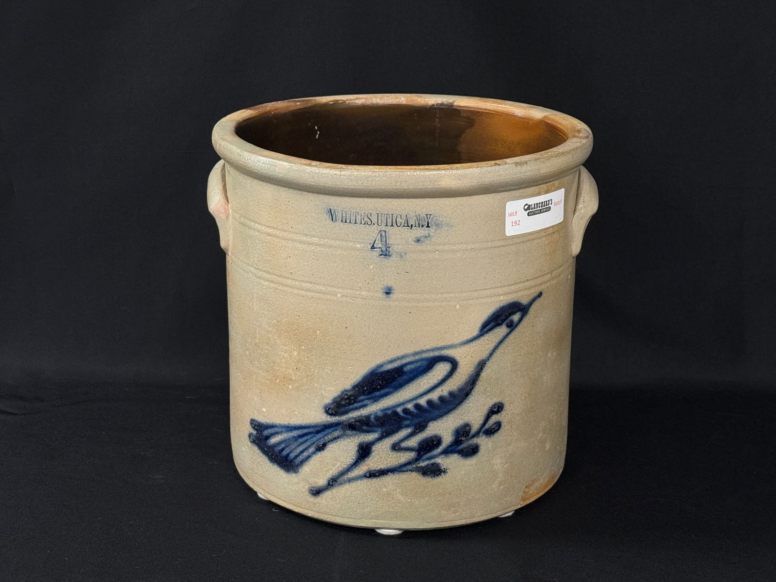 Whites Utica 4 Gallon Double Eared Bird Crock (1 of 5)