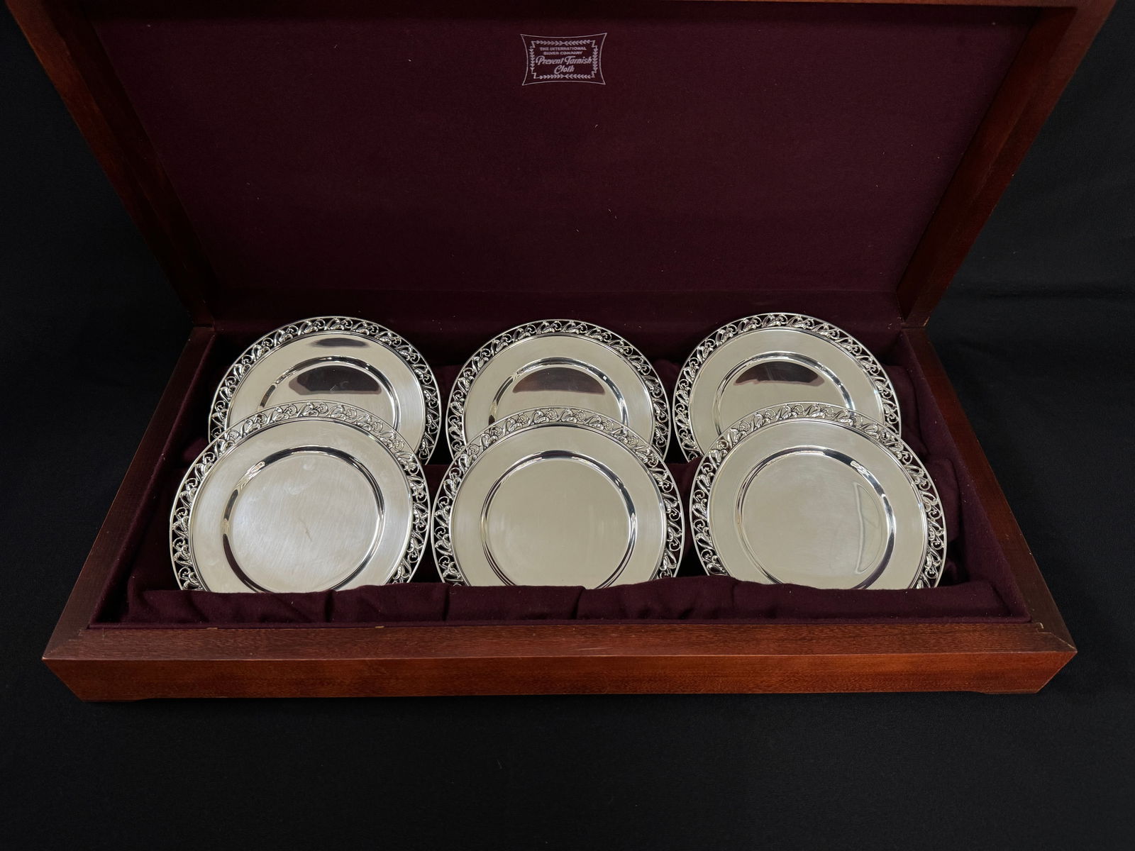 La Paglia Sterling Silver Dessert Plate Set (1 of 3)