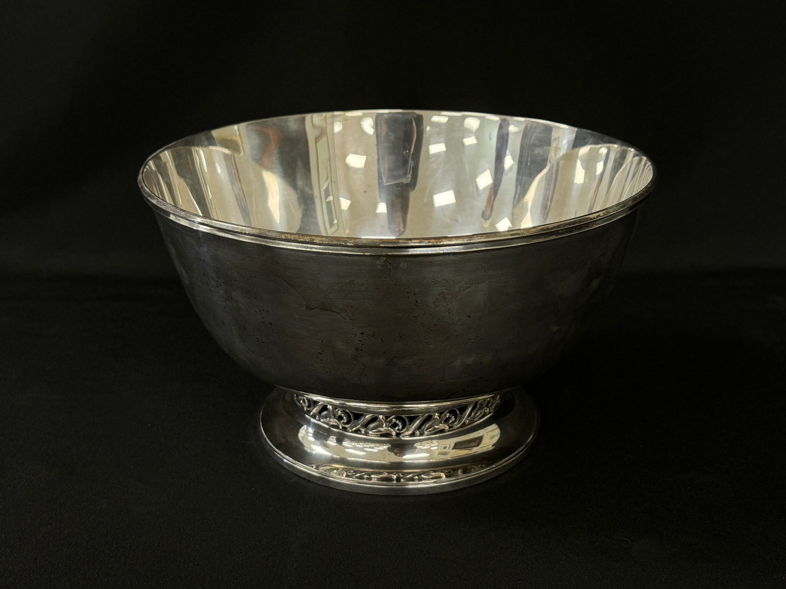 Lapaglia Sterling Silver Bowl - 47.09 troy oz (1 of 3)