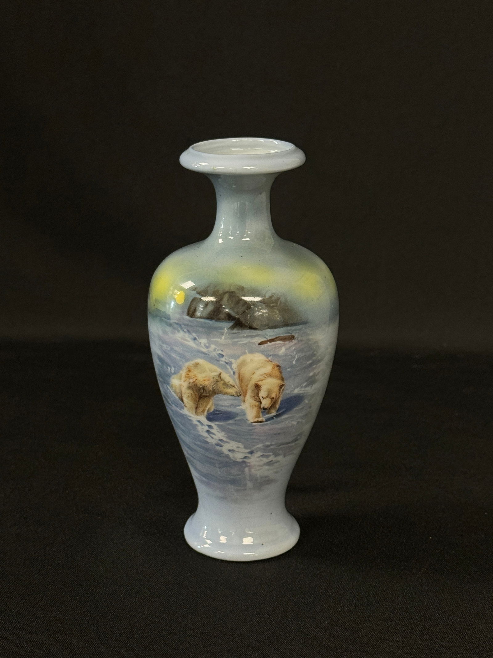 Royal Bayreuth Polar Bear Vase (1 of 3)
