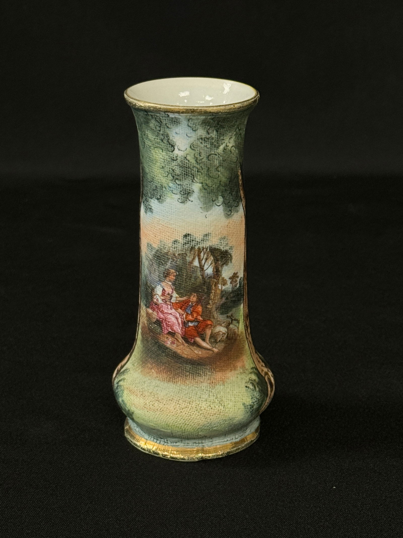 Royal Nippon Tapestry Figural Vase (1 of 3)