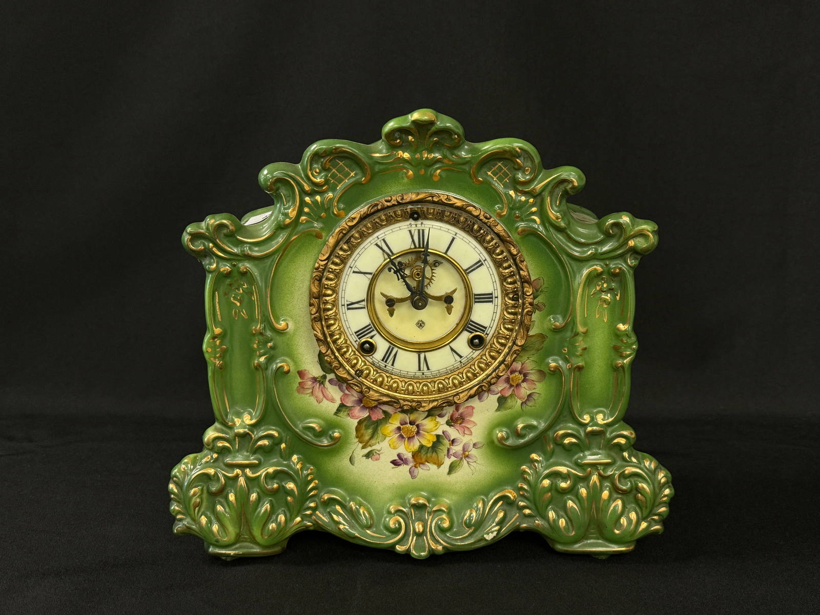 Royal Bonn Ansonia Porcelain Clock Auction