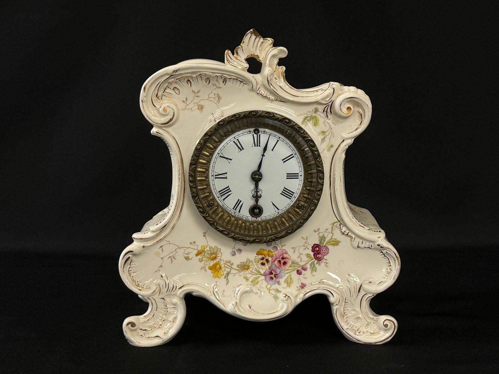 Royal Bonn Ansonia Porcelain Clock (1 of 4)