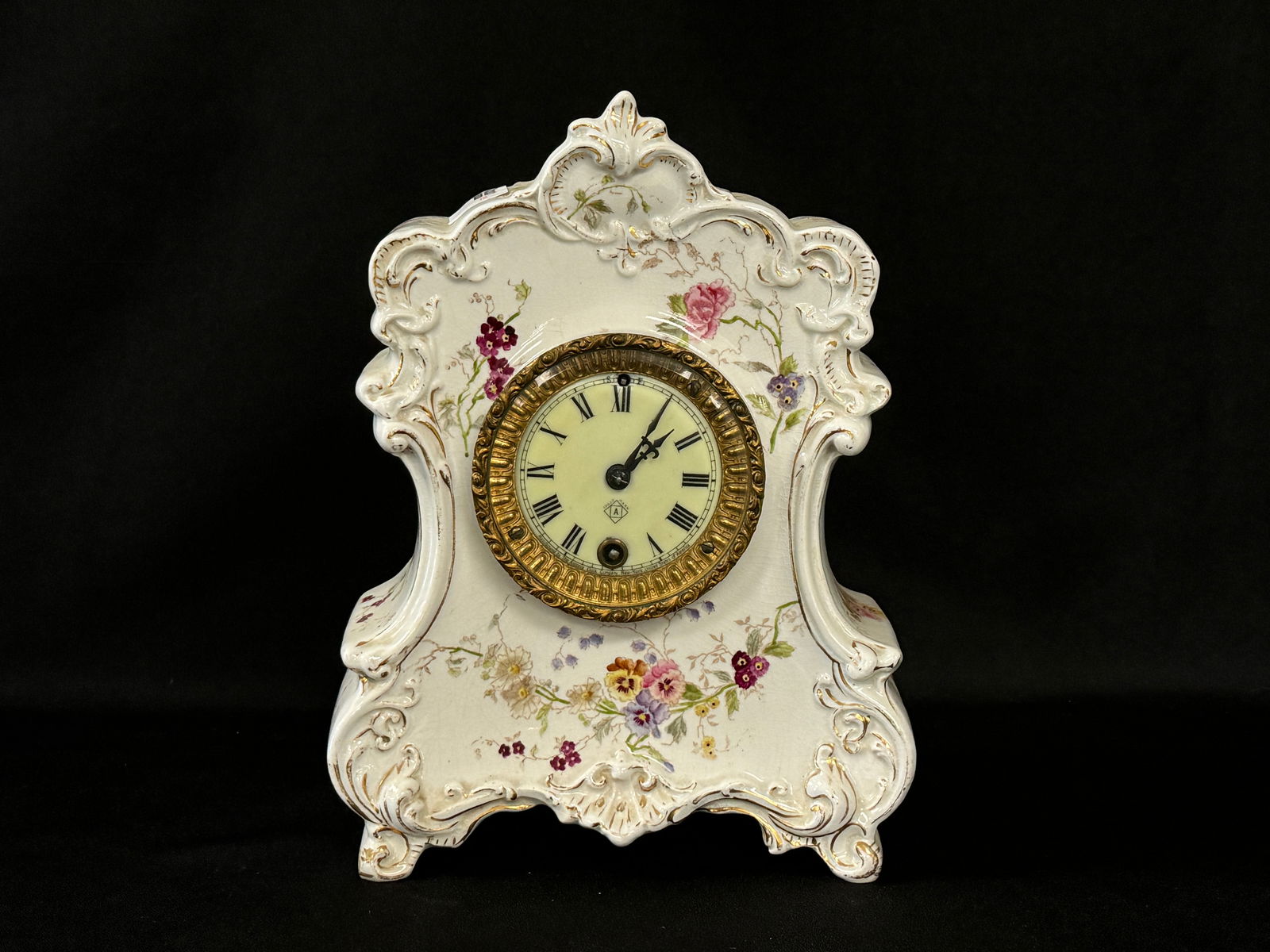 Royal Bonn Ansonia Porcelain Clock (1 of 4)