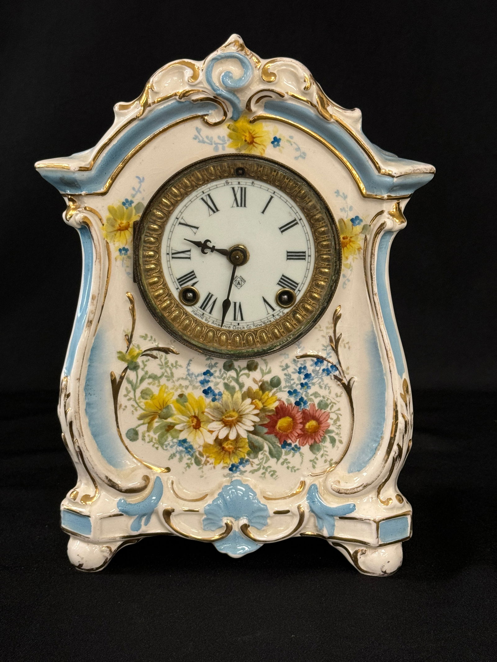 Royal Bonn Ansonia Porcelain Clock (1 of 4)