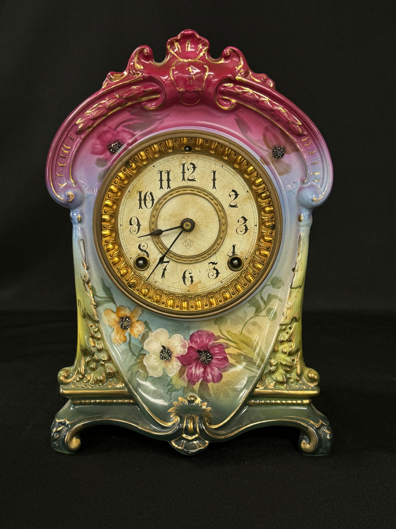 Royal Bonn Ansonia Porcelain Clock (1 of 4)