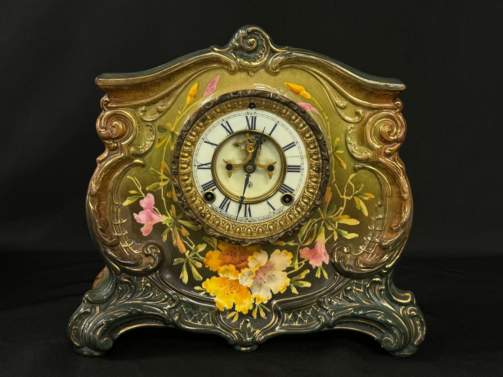 Royal Bonn Ansonia Porcelain Clock (1 of 4)