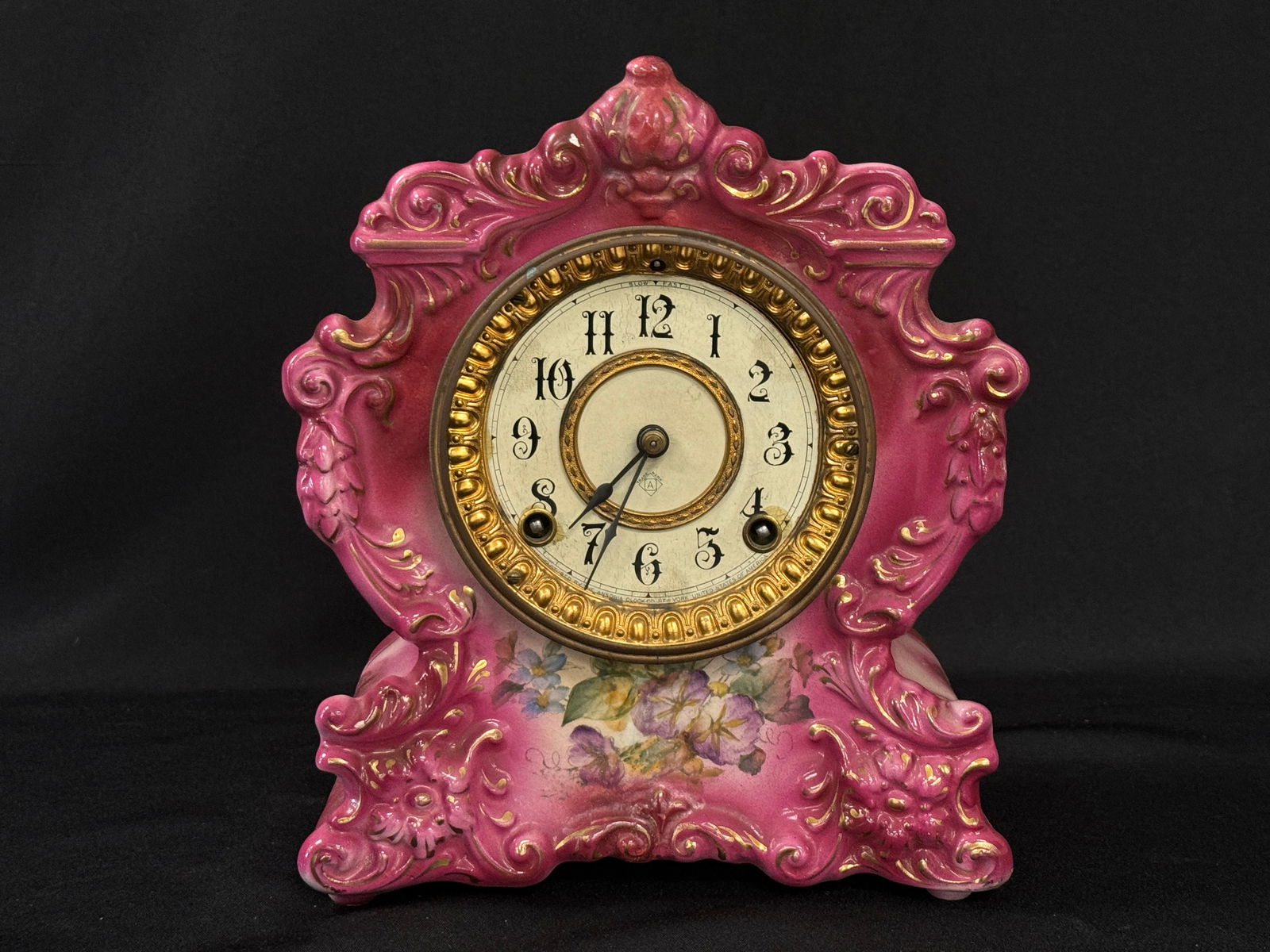 Royal Bonn Ansonia Porcelain Clock (1 of 4)