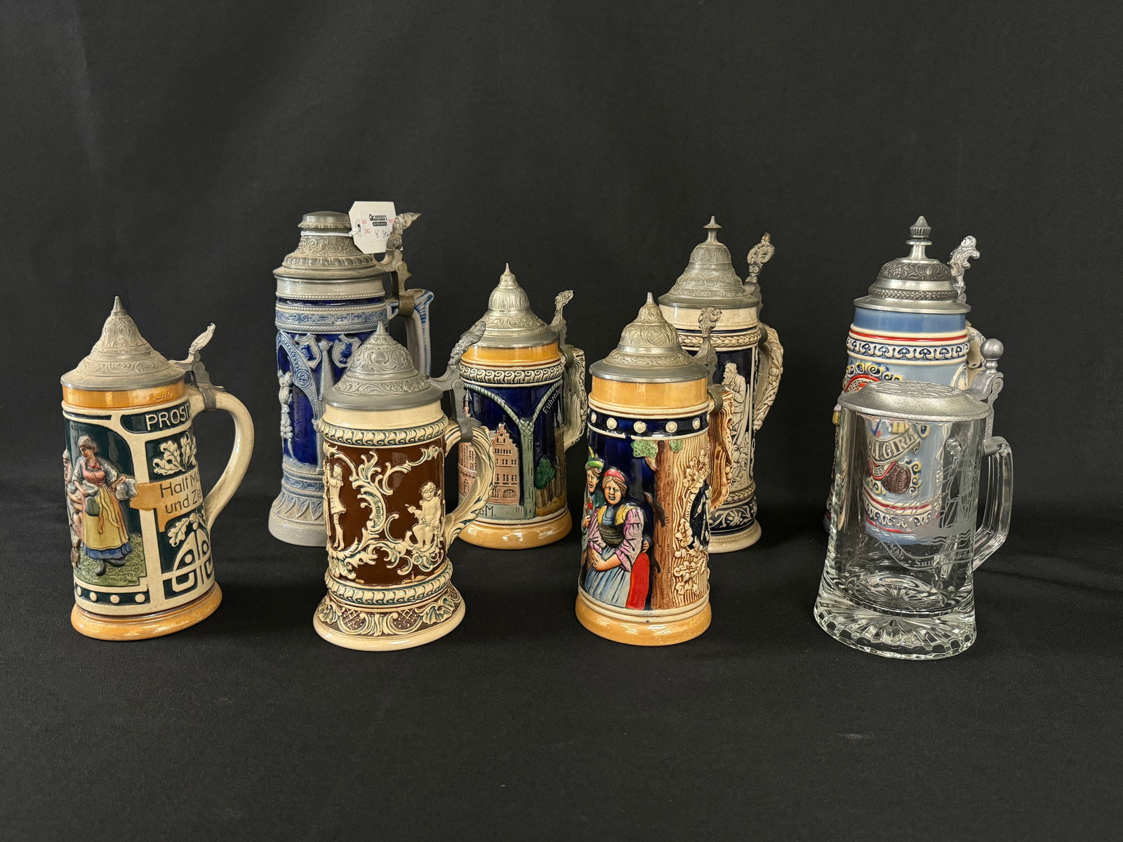 8 German Beer Steins (1 of 3)