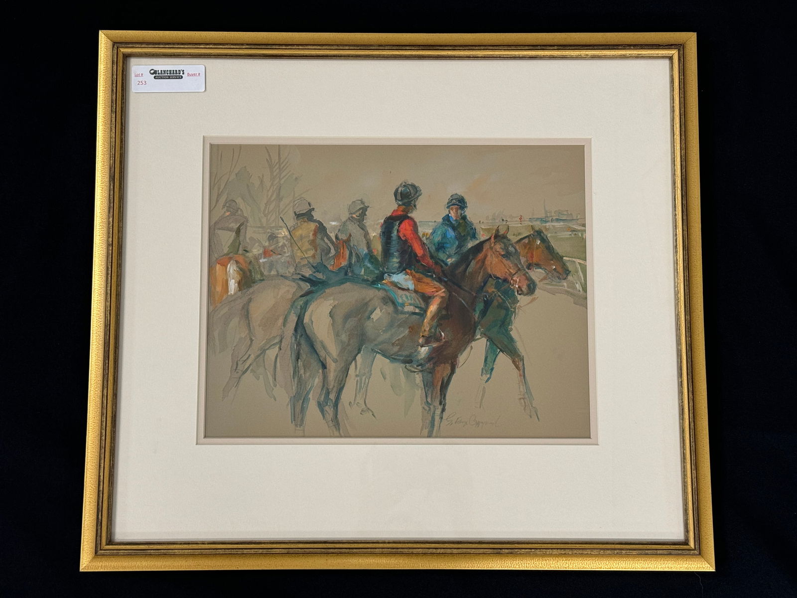 Sandra Oppegard Watercolor "Gathering at the Gap" (1 of 4)