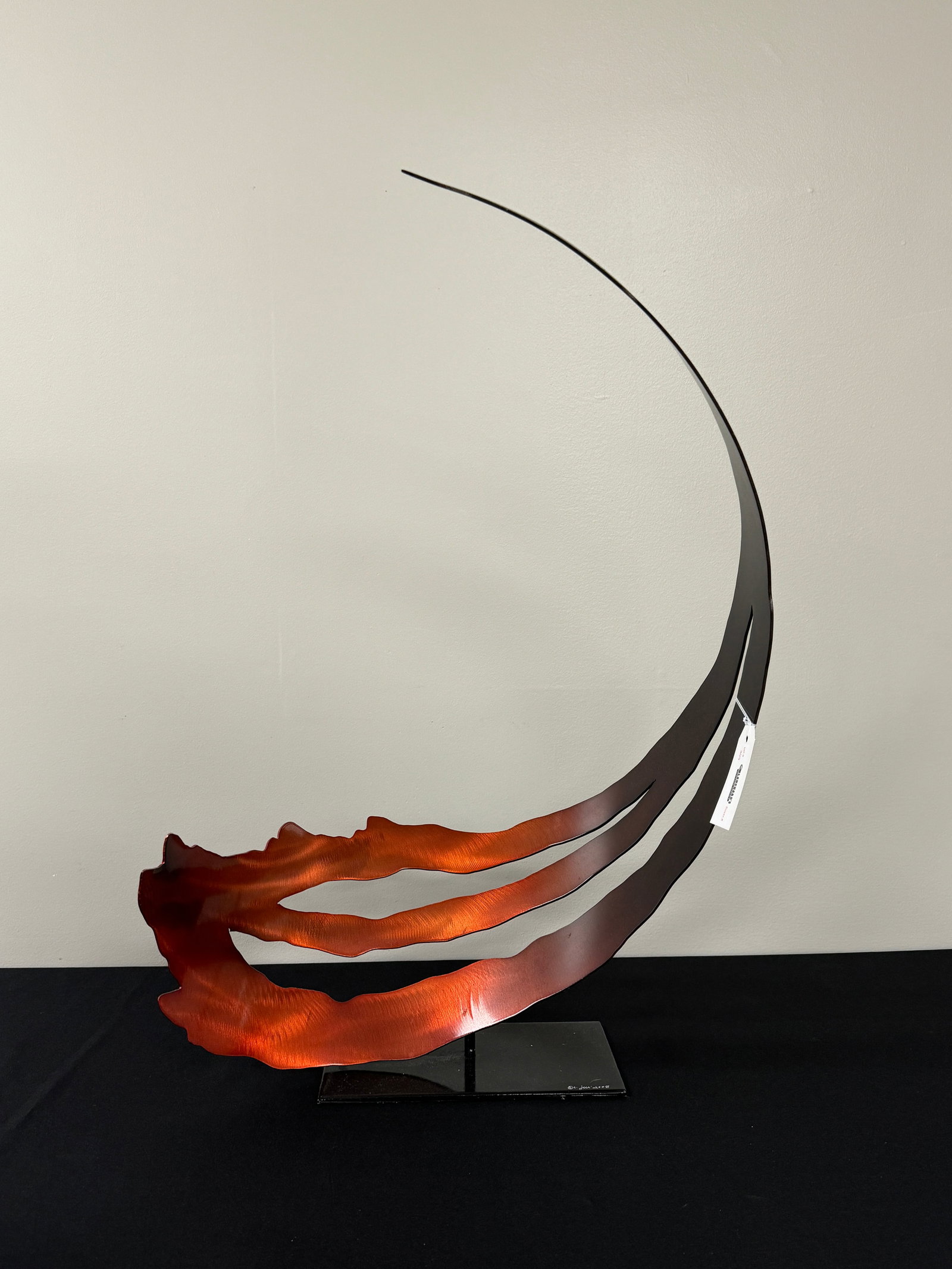 C. Jere Artisan House Metal Sculpture: 28" tall x 19" wide.