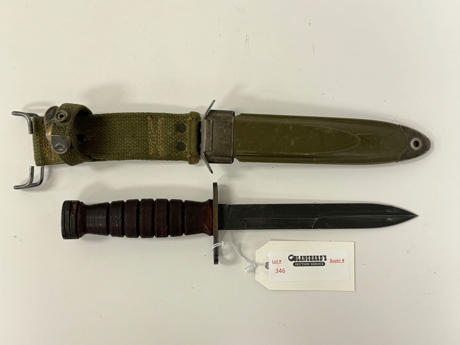 U.S. Military Knife Case Marked M8A1 (1 of 3)