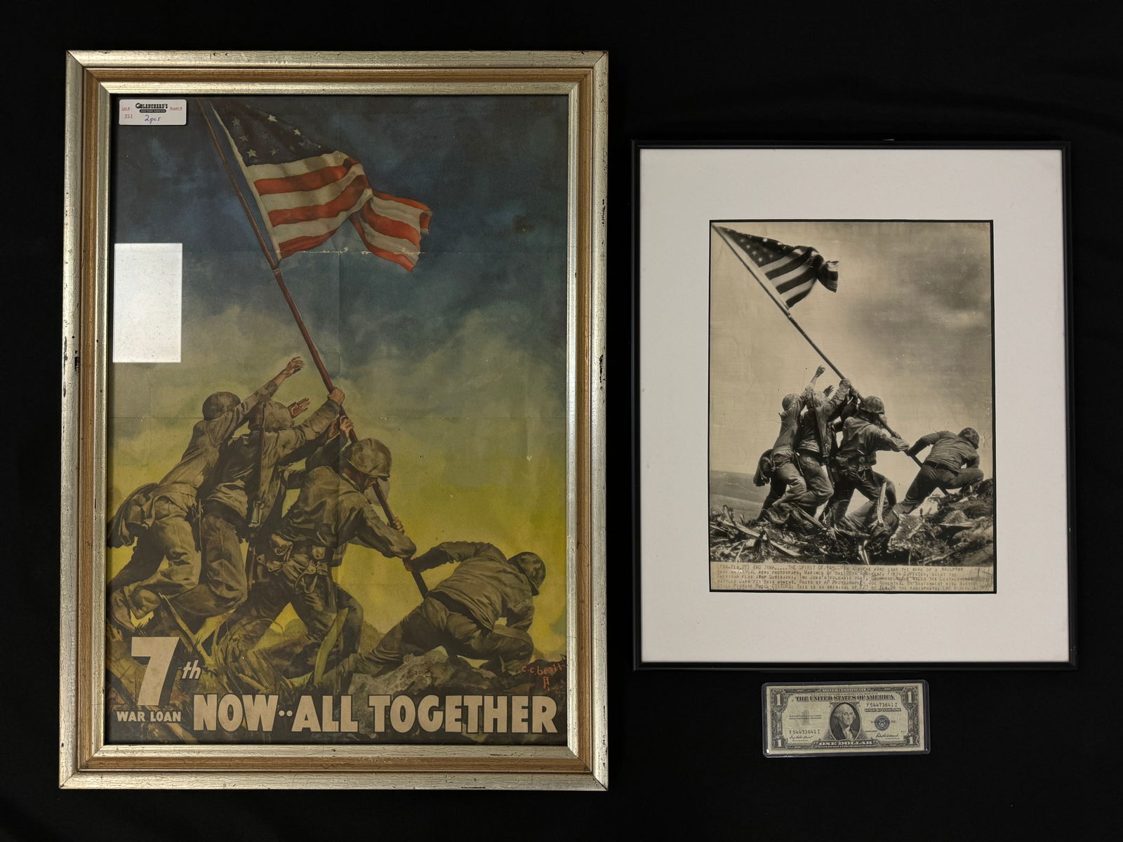 Vintage WWII 7th War Loan Now All Together Poster (1 of 6)