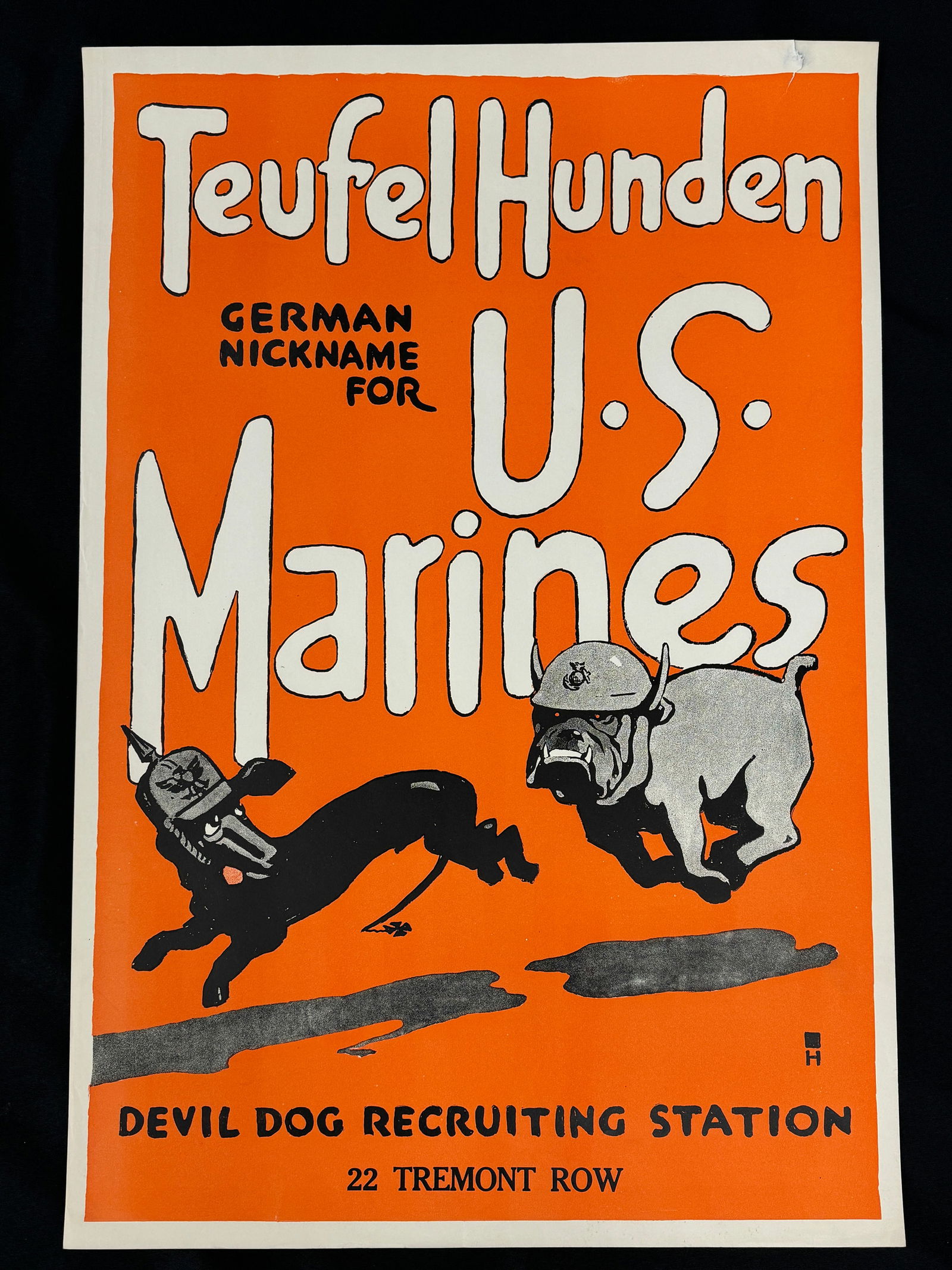 Teufel Hunden German Nickname for U.S. Marines (1 of 2)