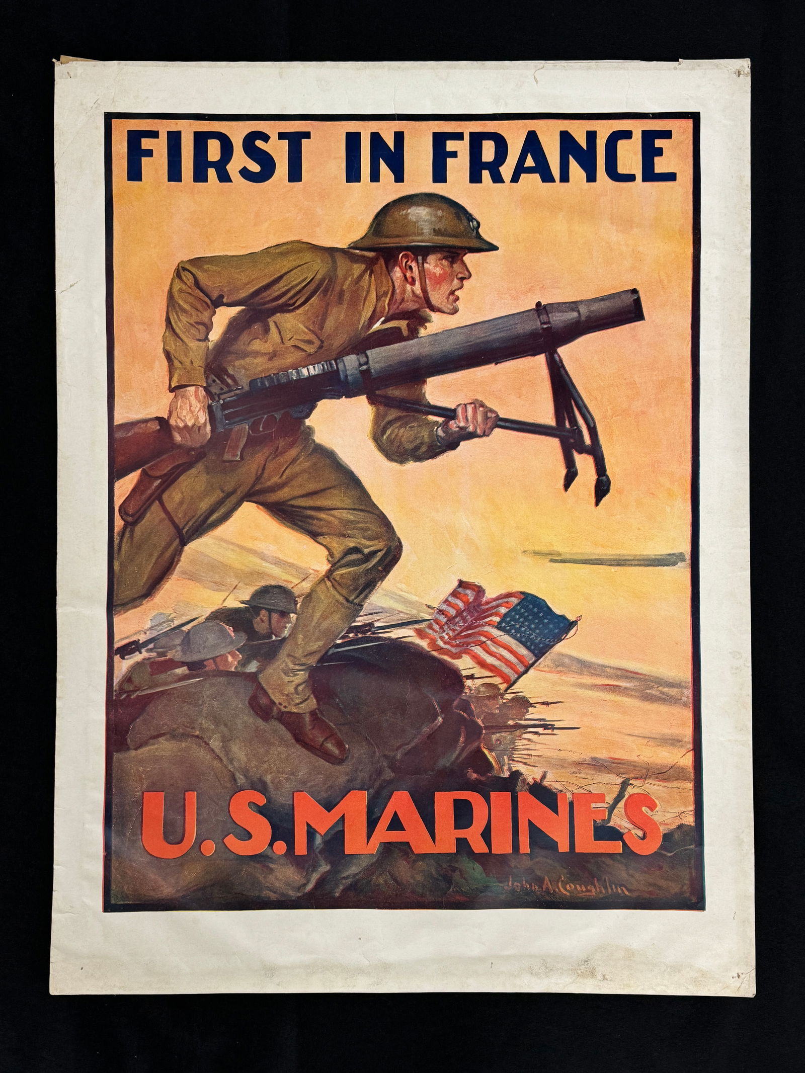 First in France U.S. Marines Poster (1 of 3)