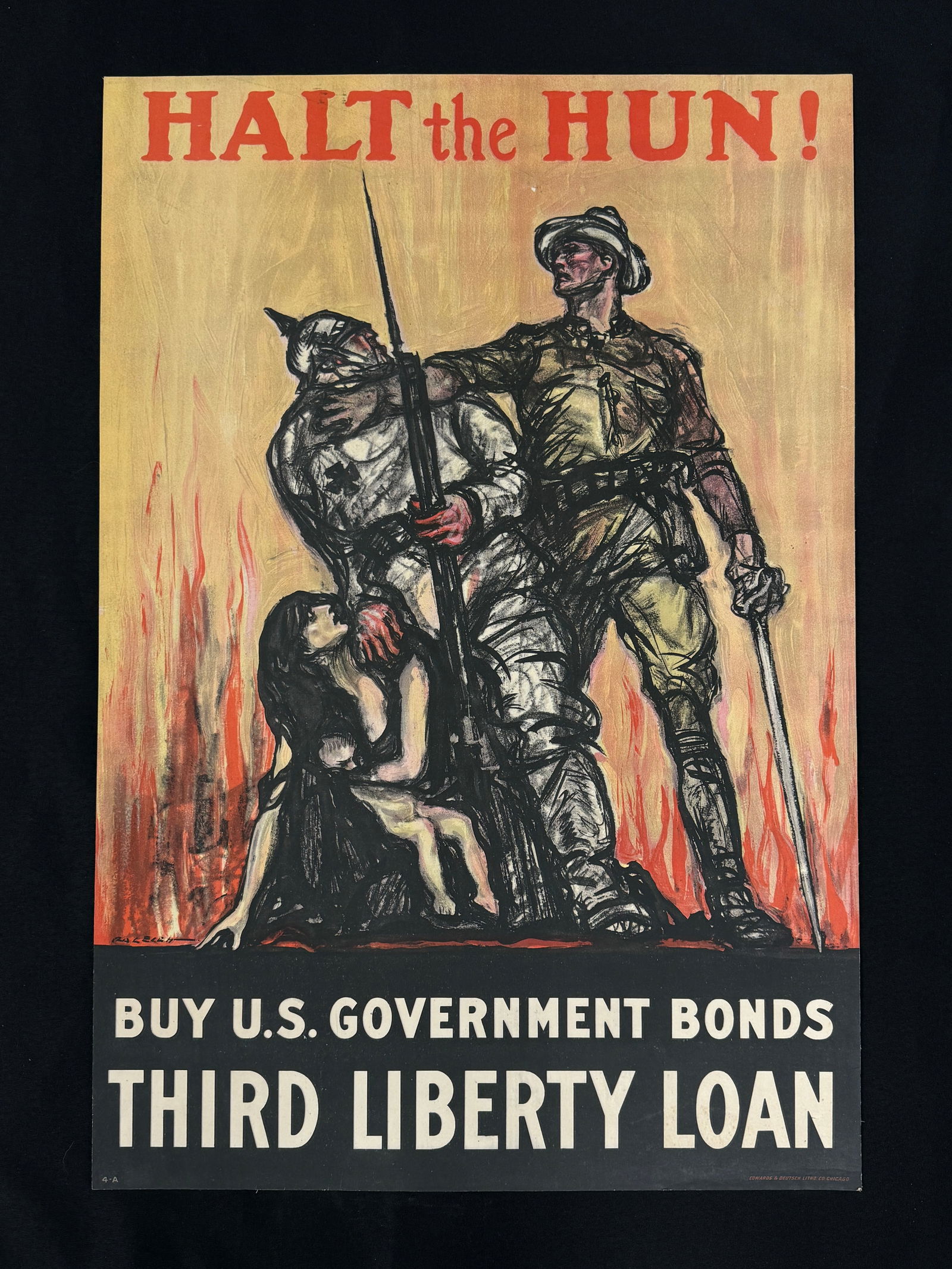 Halt the Hun! Third Liberty Loan Poster (1 of 3)