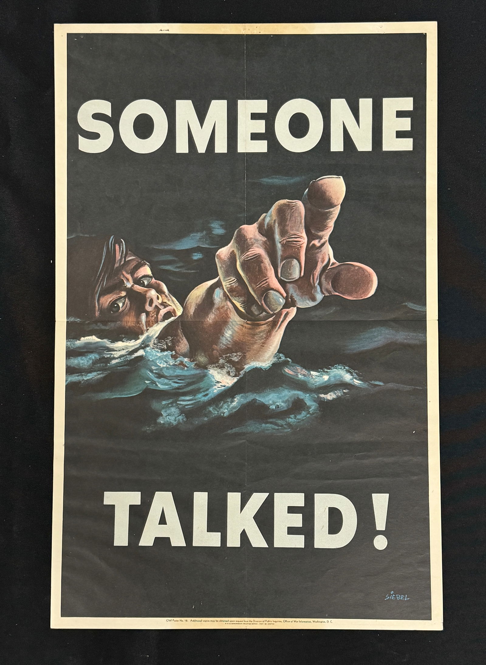 Someone Talked! WWII Poster (1 of 3)