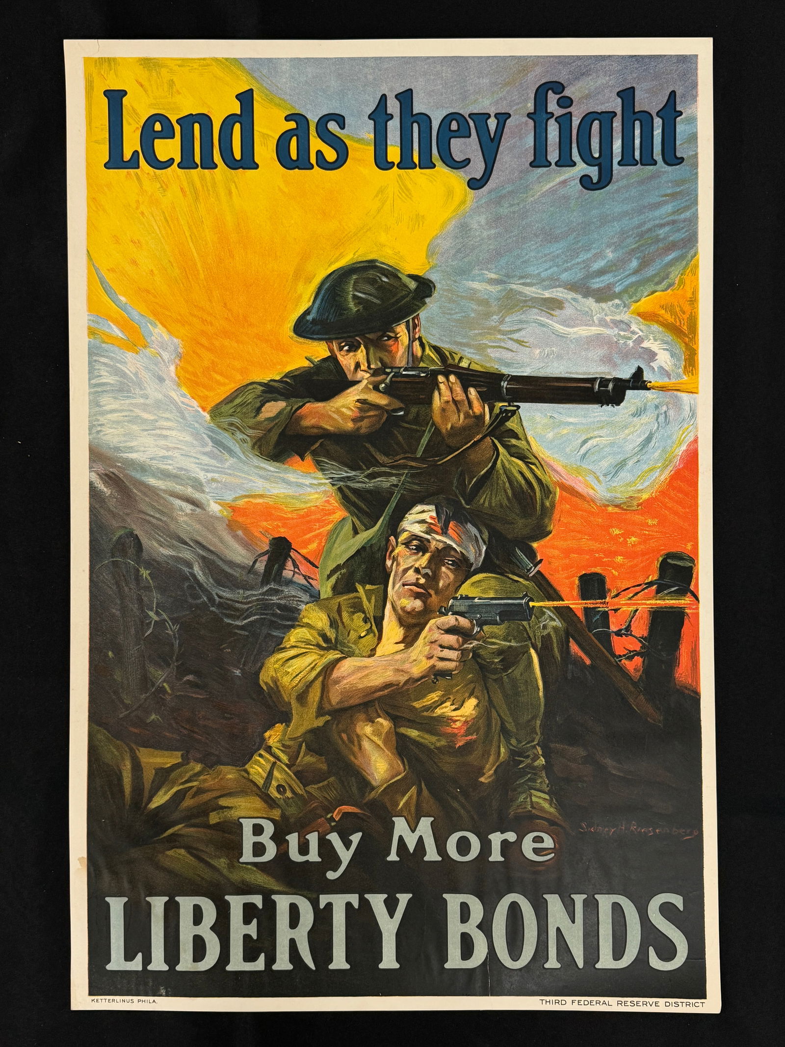 Lend as they Fight WWII Poster (1 of 3)