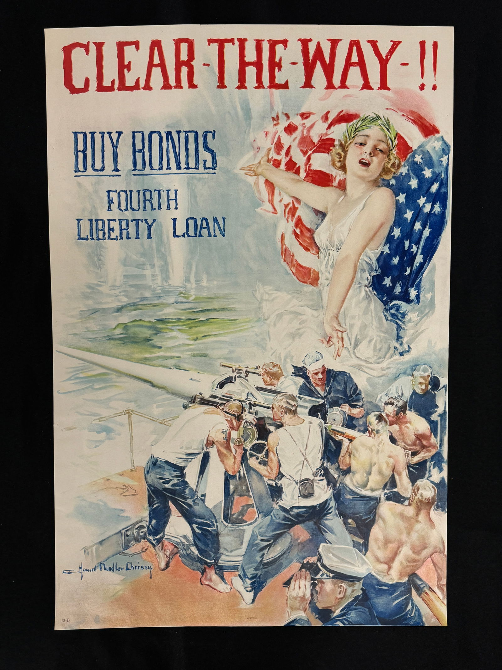 Clear The Way War Bond Poster (1 of 4)