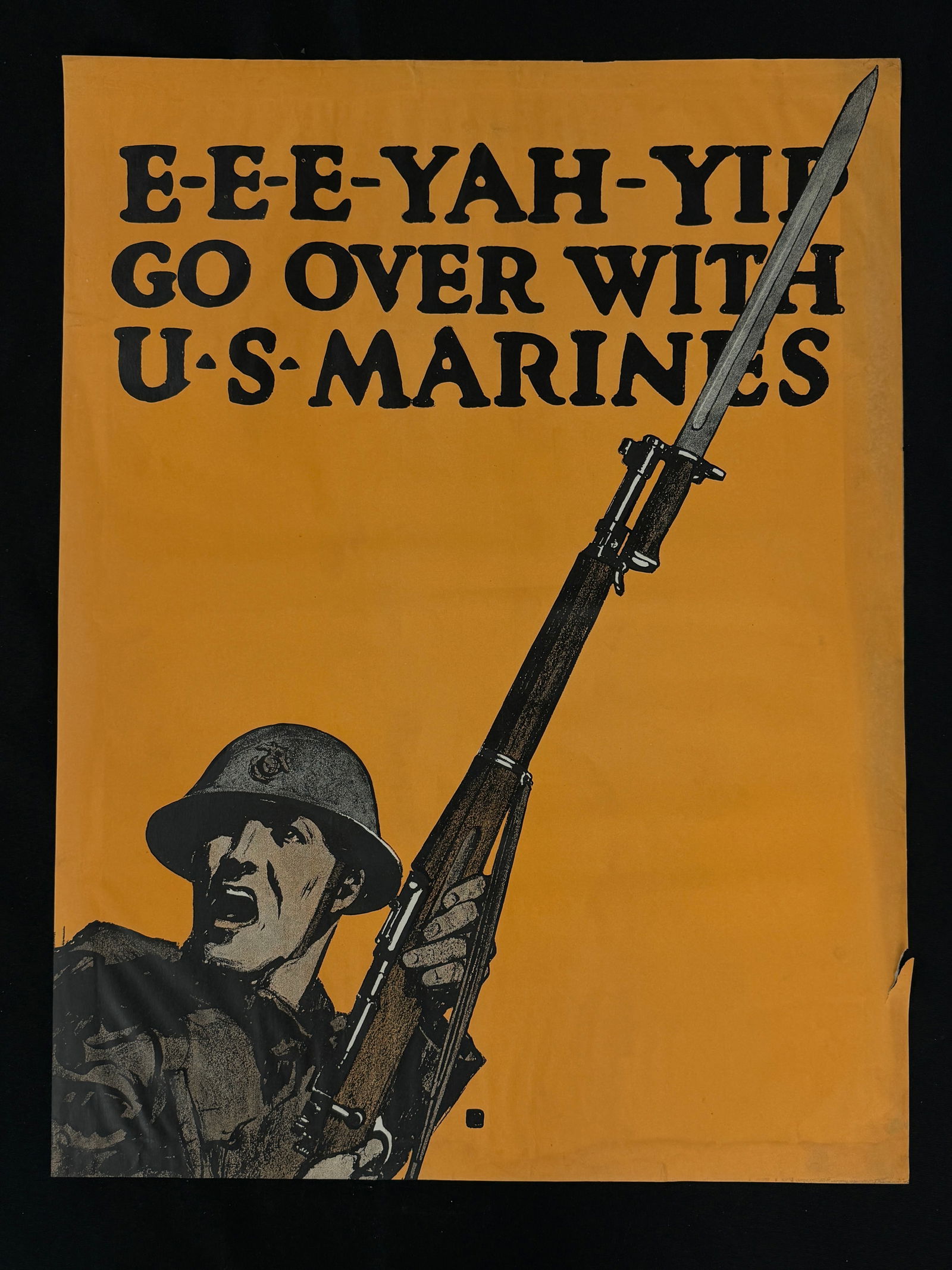 E-E-E-YAH-YIP GO OVER WITH U.S. MARINES POSTER (1 of 3)
