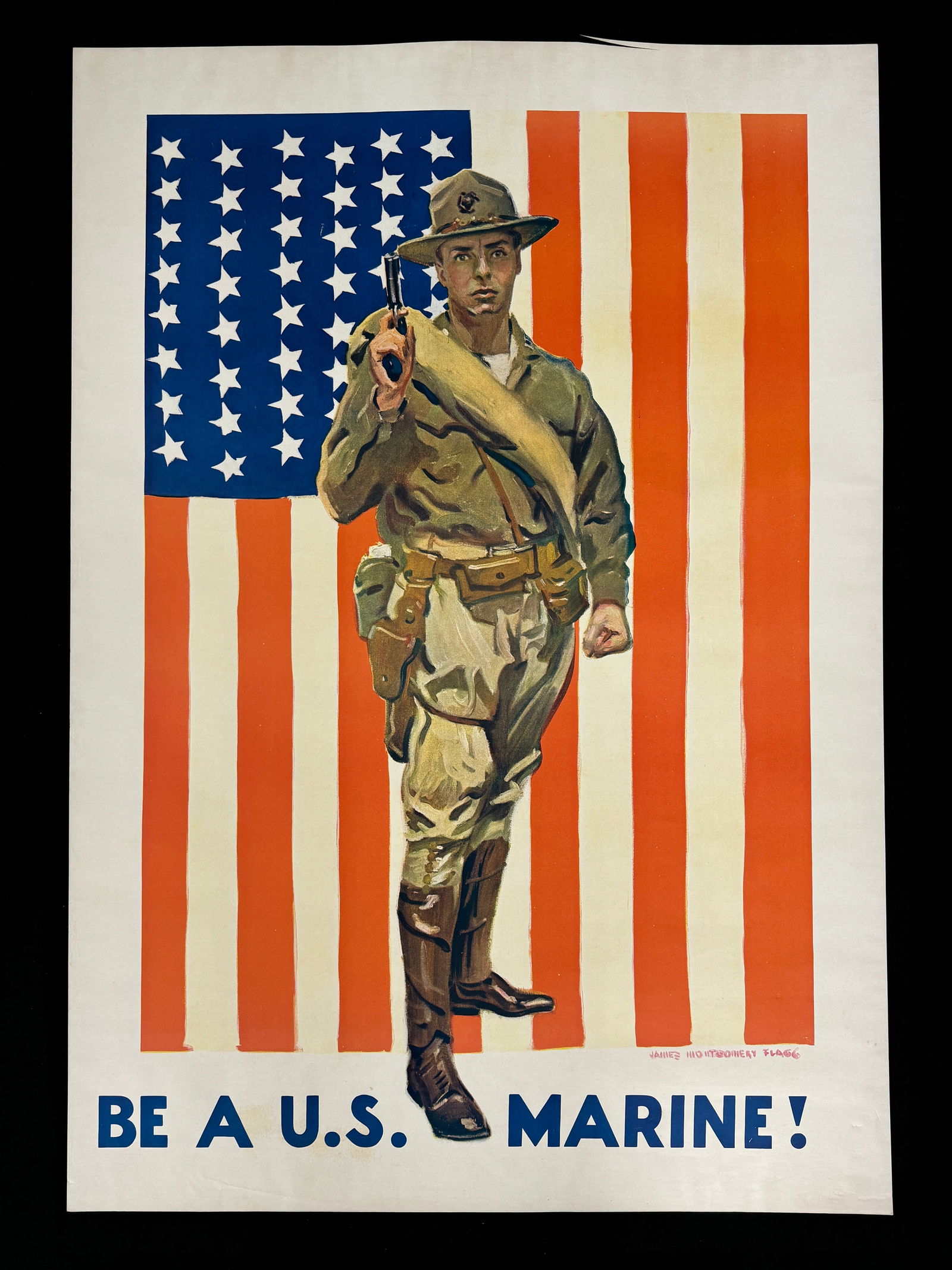 "Be A U.S. Marine!" War Poster (1 of 4)