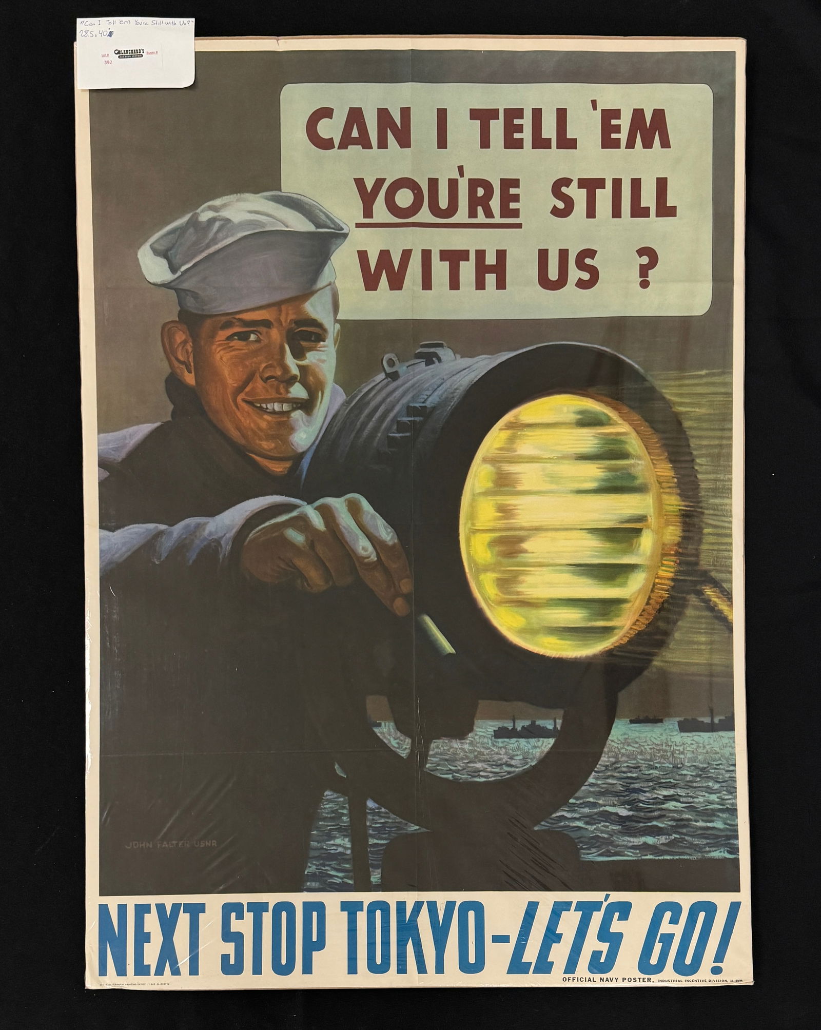 WWII Poster - Next Stop Tokyo - Let's Go! (1 of 3)