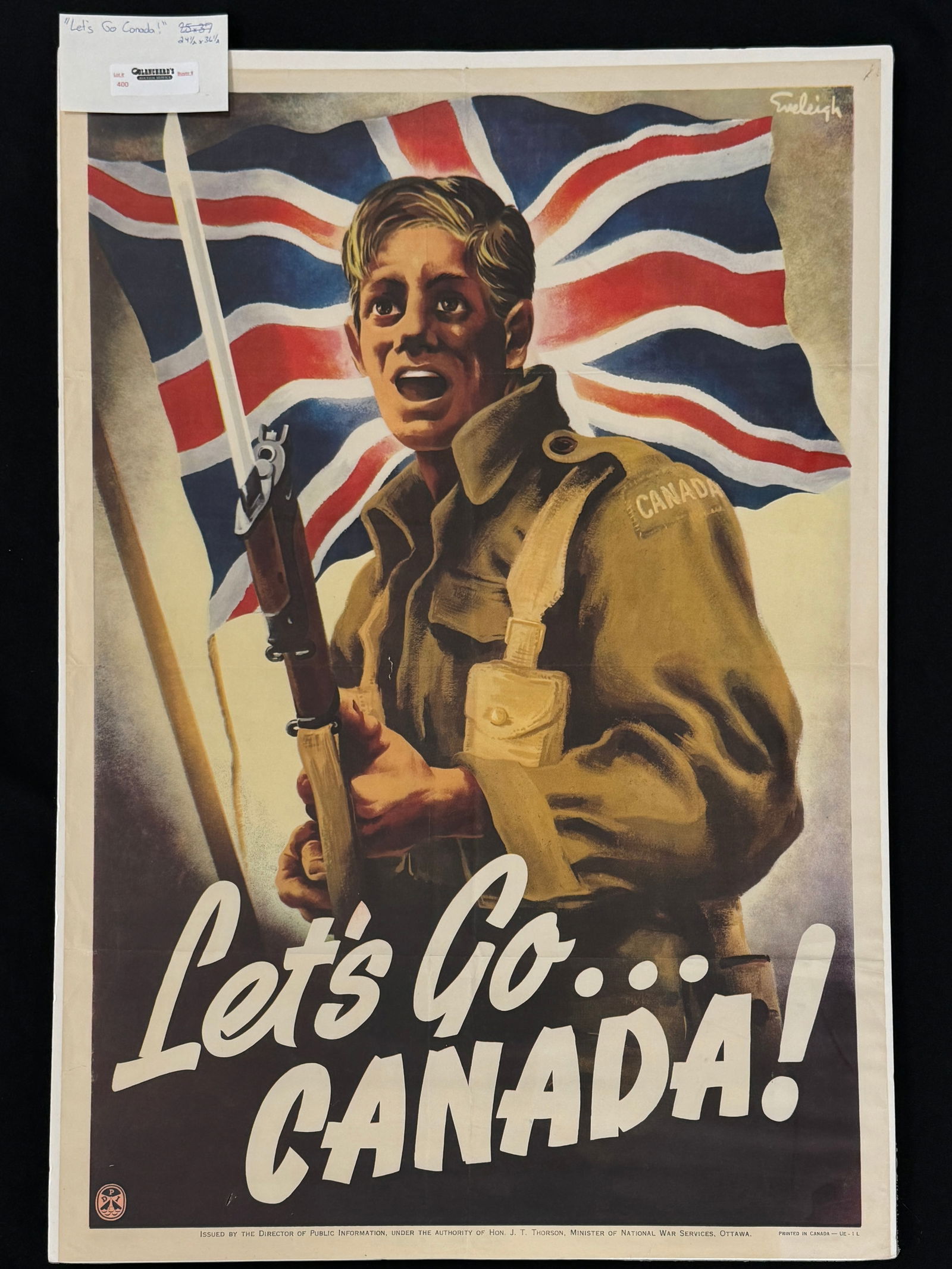 Let's Go...CANADA! WWII Poster (1 of 4)