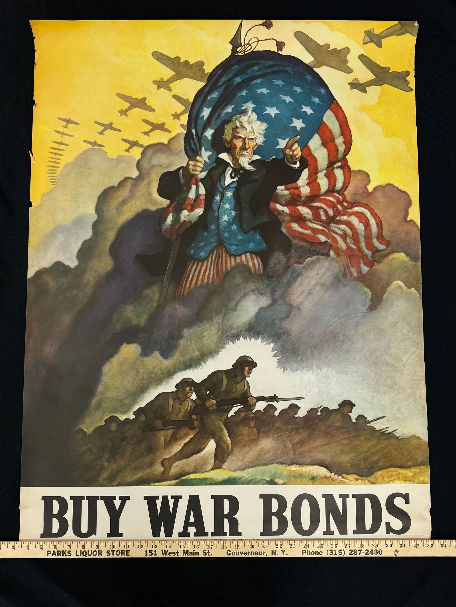 Buy War Bonds WWII Poster (1 of 4)
