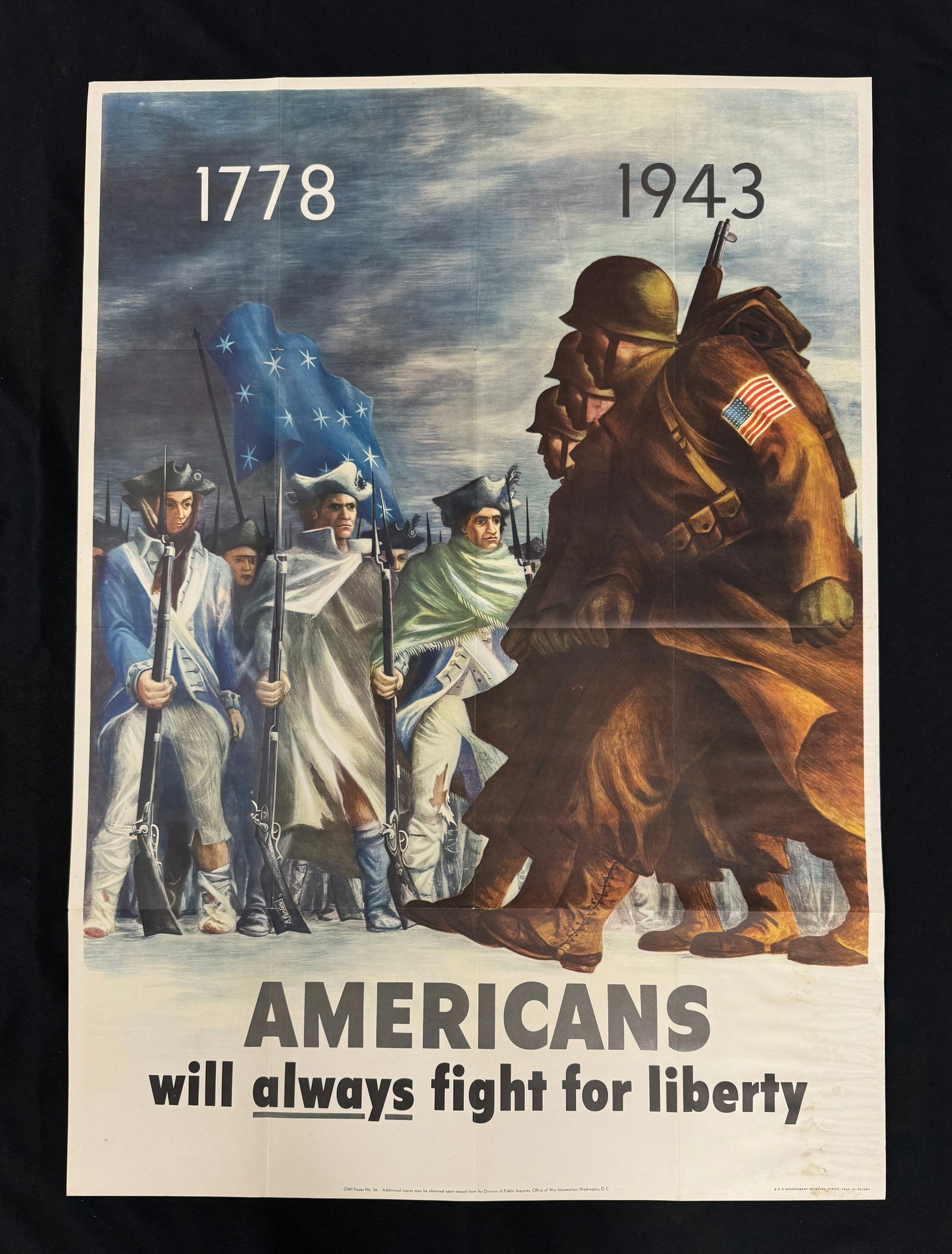 American's Will Always Fight for Liberty Poster (1 of 5)