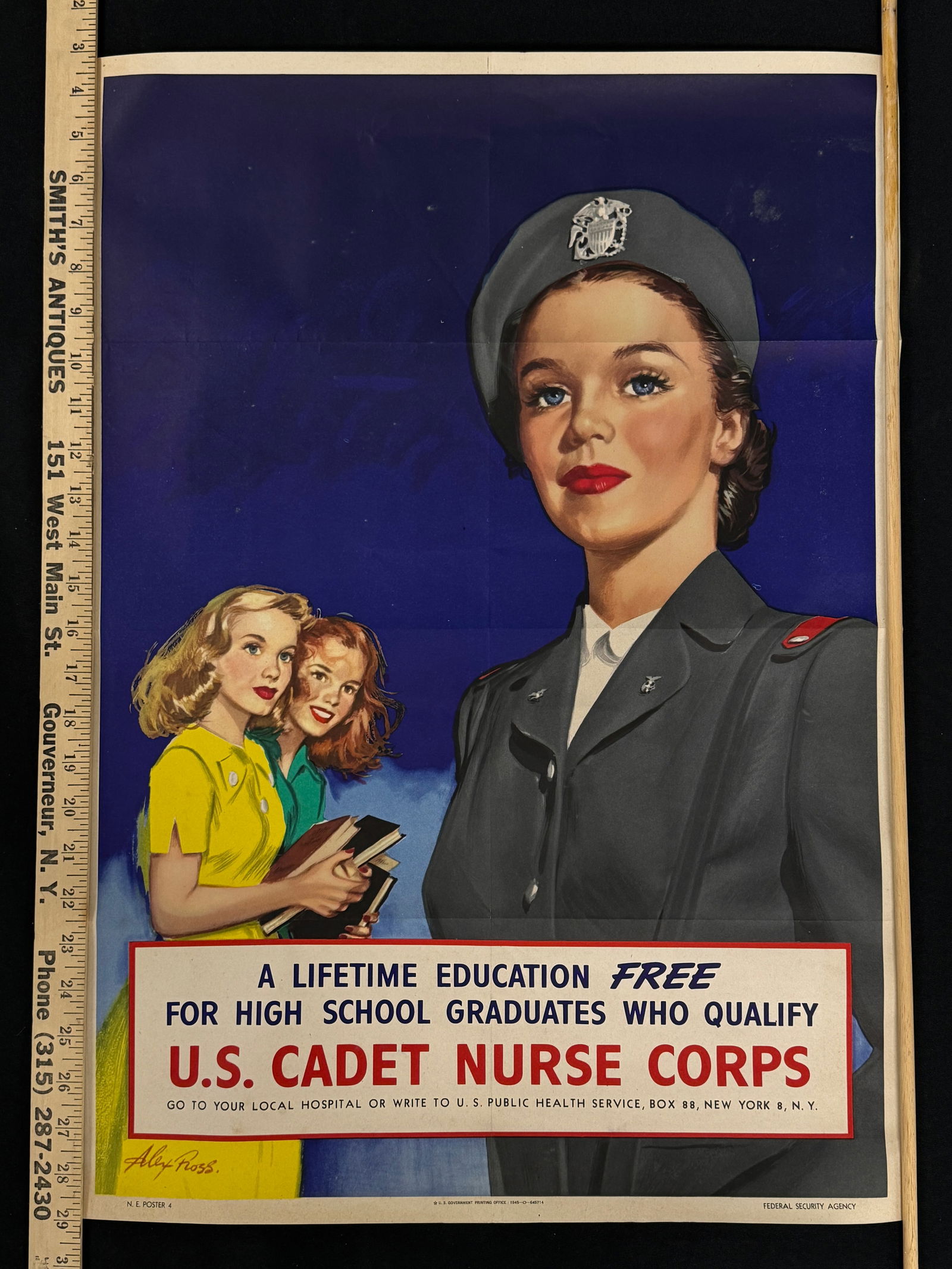 U.S. Cadet Nurse Corps WWII Poster (1 of 3)