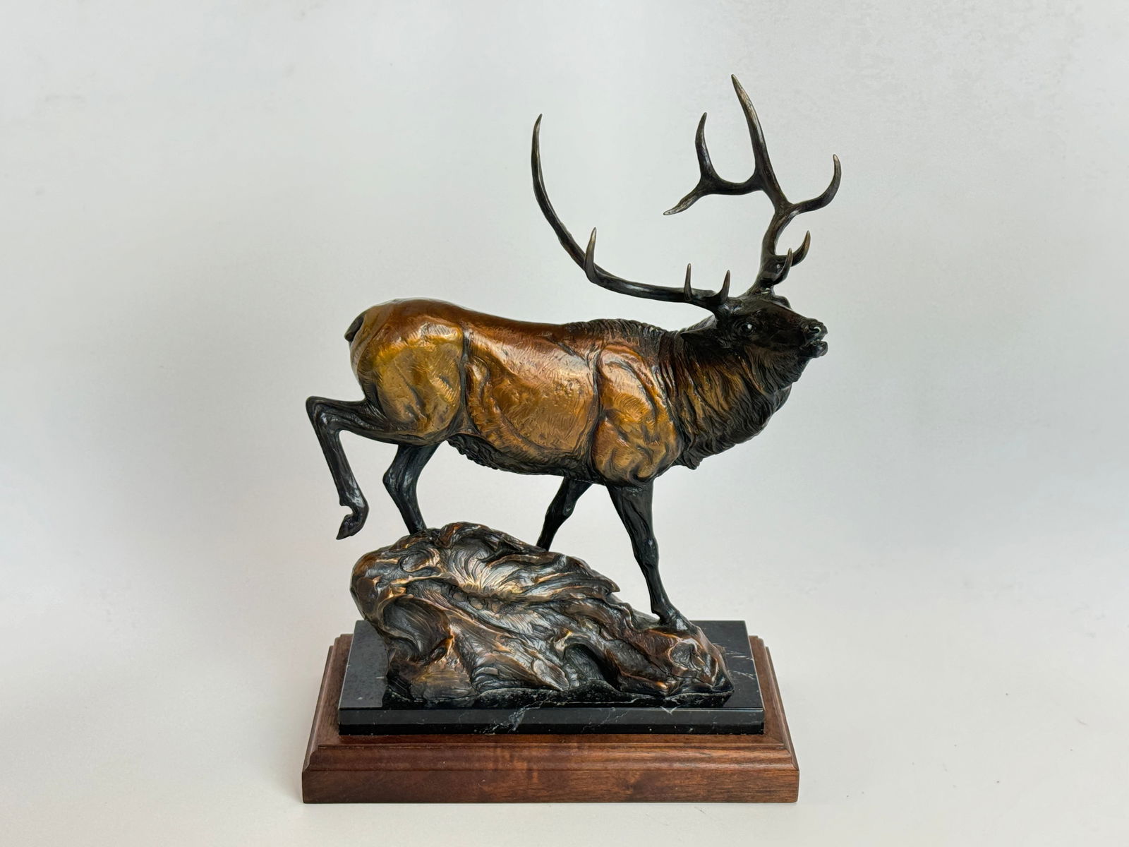 "Mountain Calls" Elk Bronze by Kent Ullberg (1 of 4)