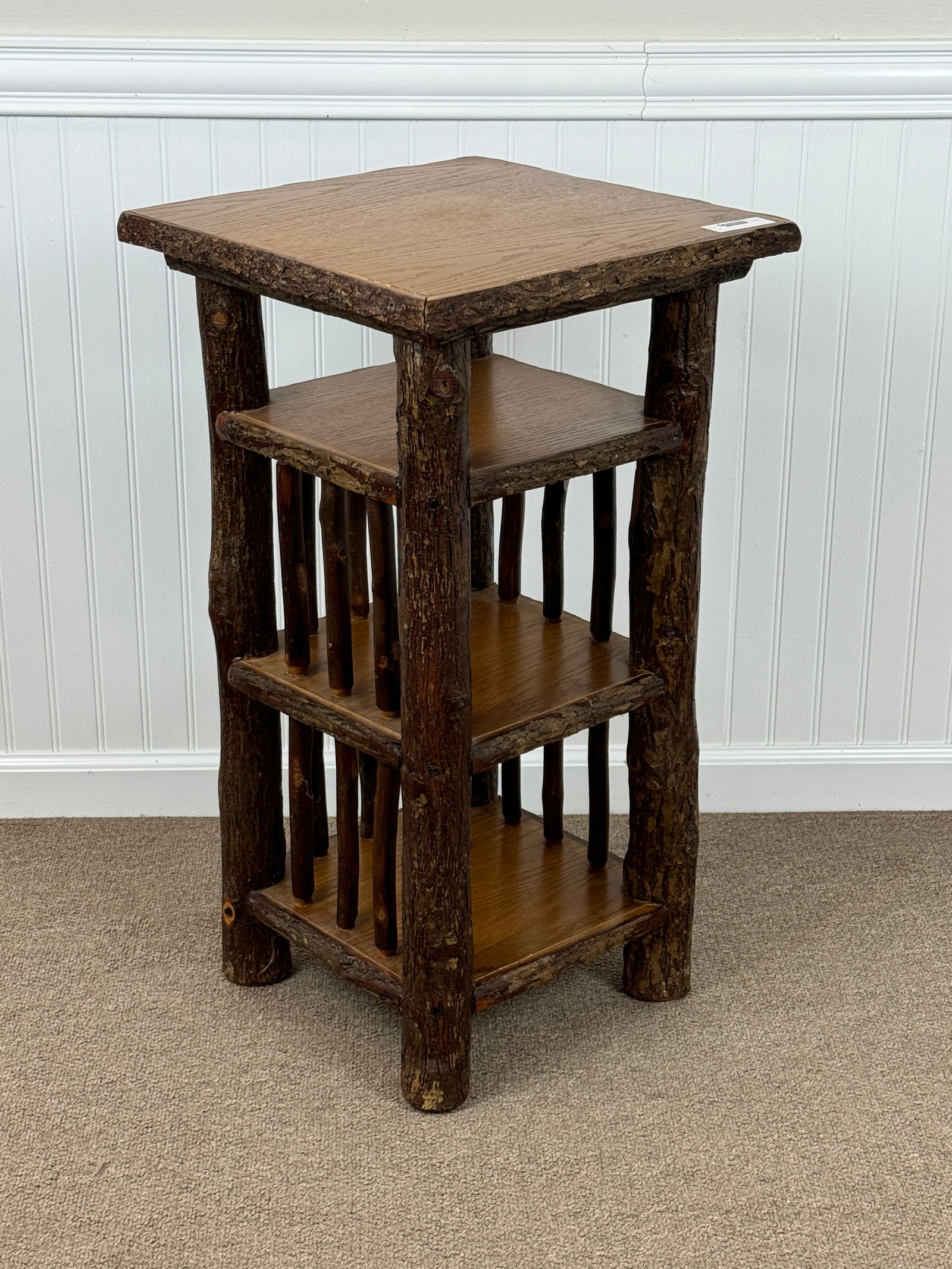 Old Hickory Spindled End Stand (1 of 4)