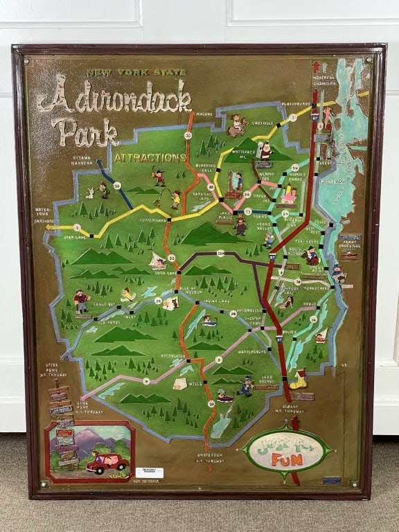 Arto Monaco Adirondack Park Relief Map (1 of 6)