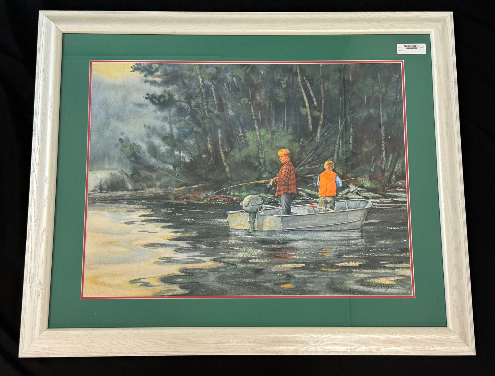 Michael Ringer Clayton NY Original Watercolor 1983 (1 of 4)