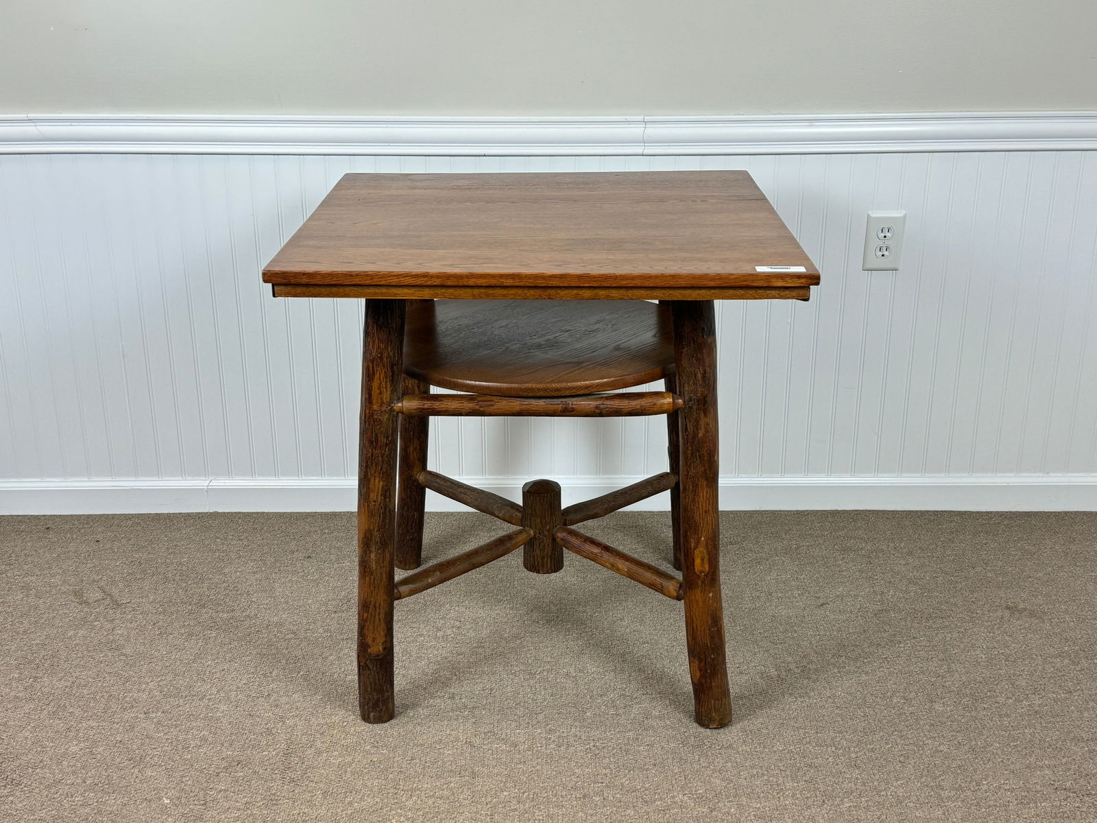 Old Hickory 30" Table with Lower Shelf (1 of 4)