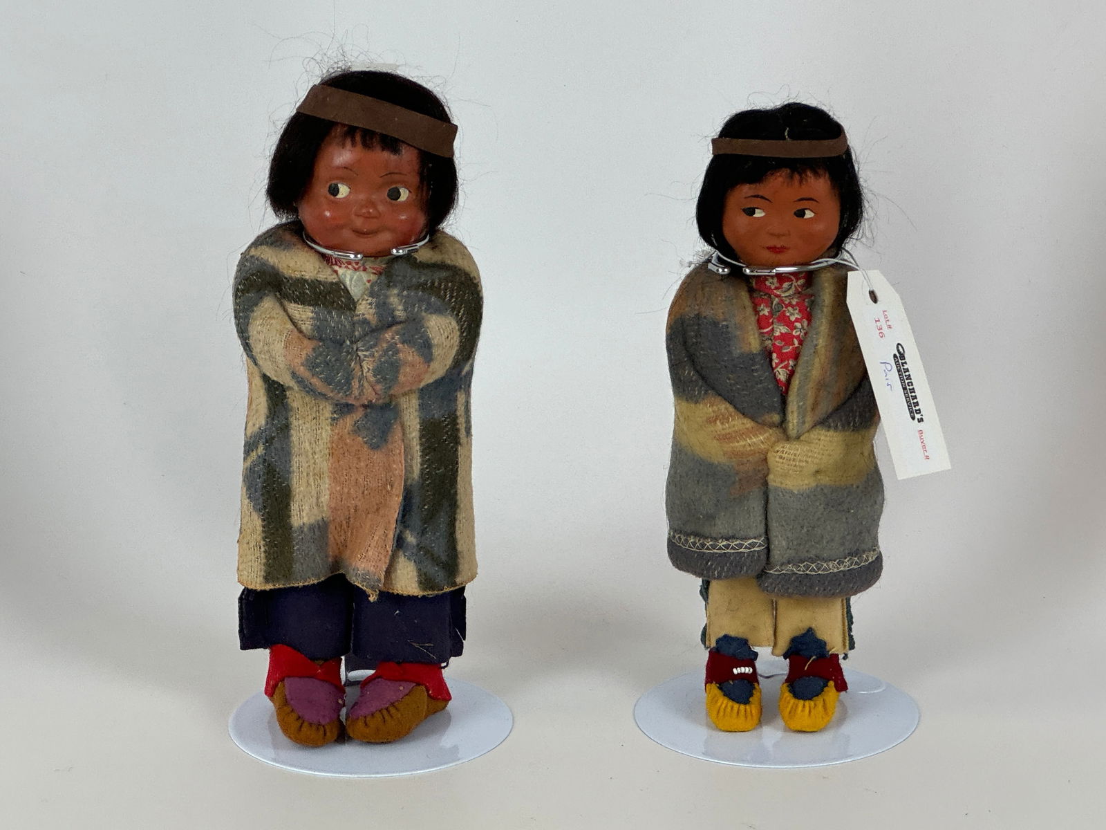 2 Skookum Native American Dolls (1 of 4)