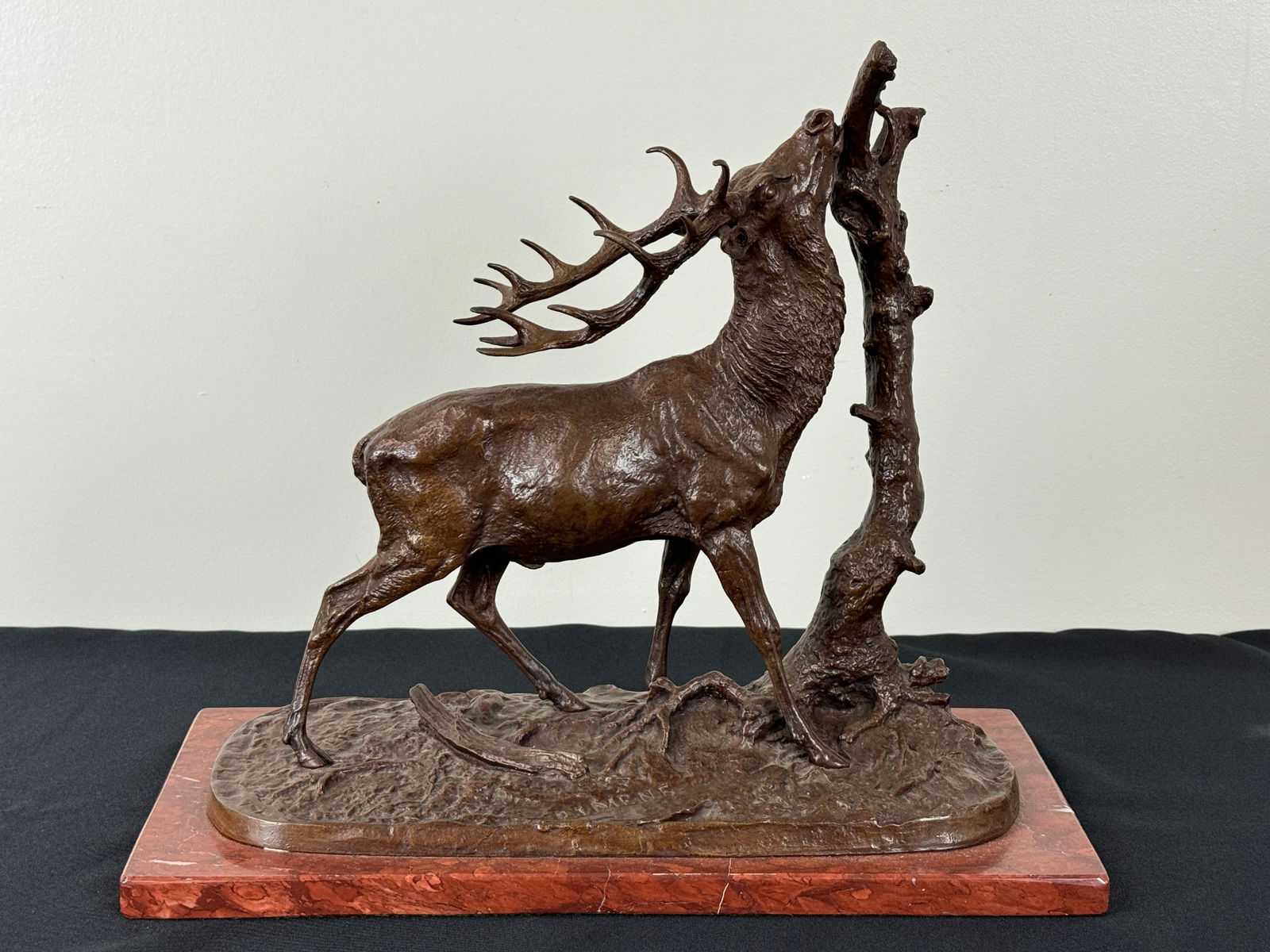 Elk Bronze Signed P.J. Mene (later casting) (1 of 5)
