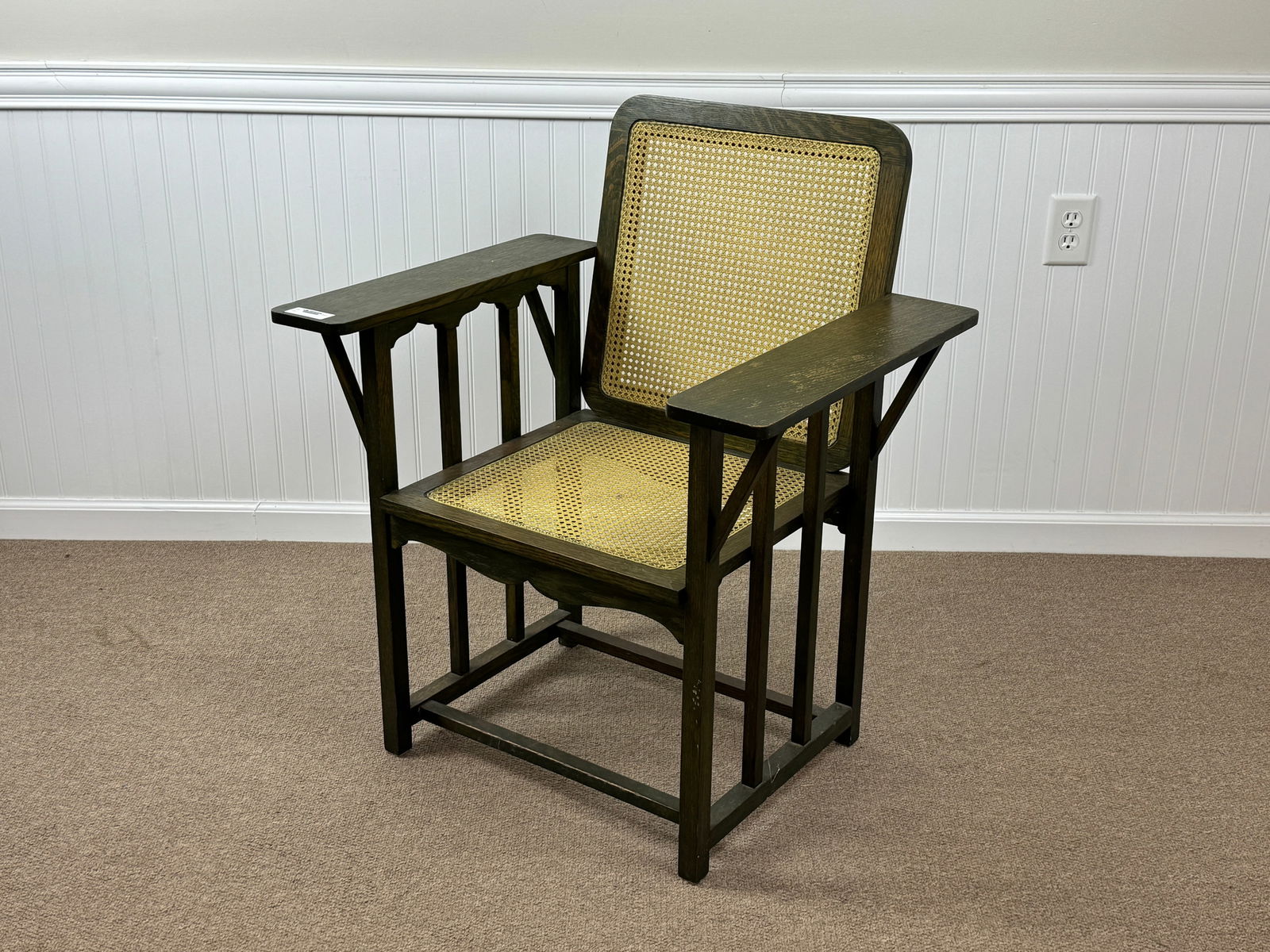 Phoenix Arts & Crafts Paddle Arm Chair (1 of 4)