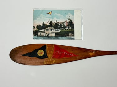 Alpheus Keech Frontenac Yacht Club Souvenir Paddle