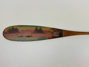 Alpheus Keech "Sunset" Souvenir Paddle 1000 Island